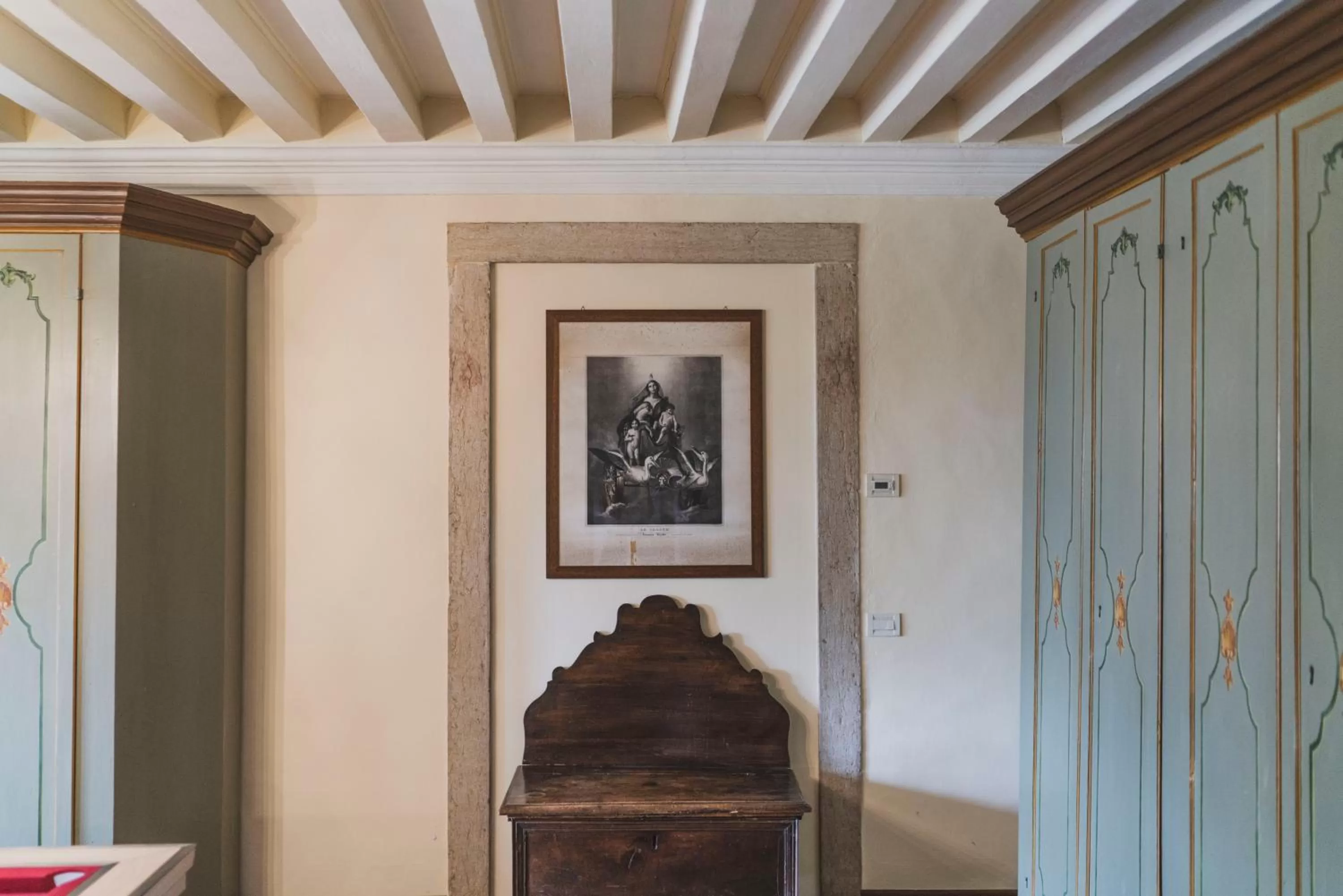 Decorative detail in Villa Stecchini