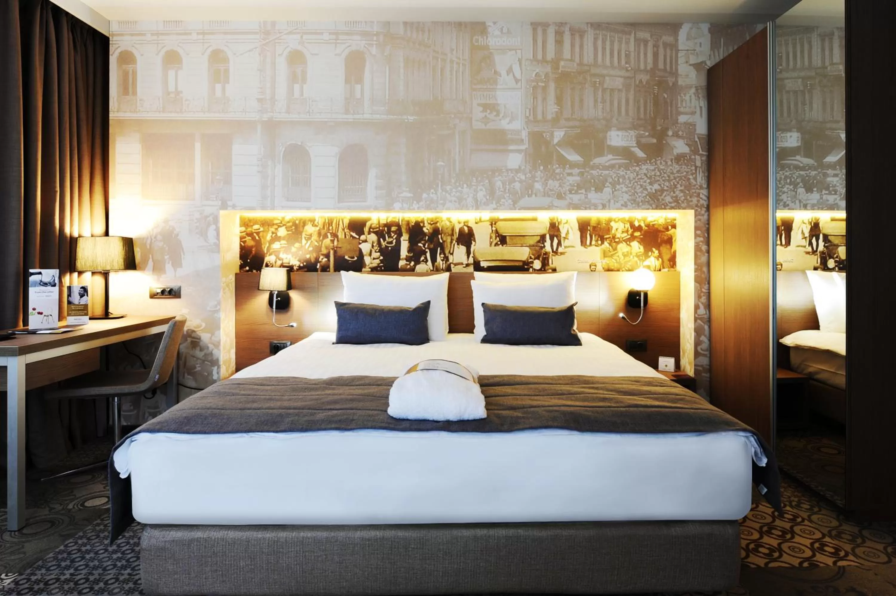 Bed in Mercure Bucharest City Center