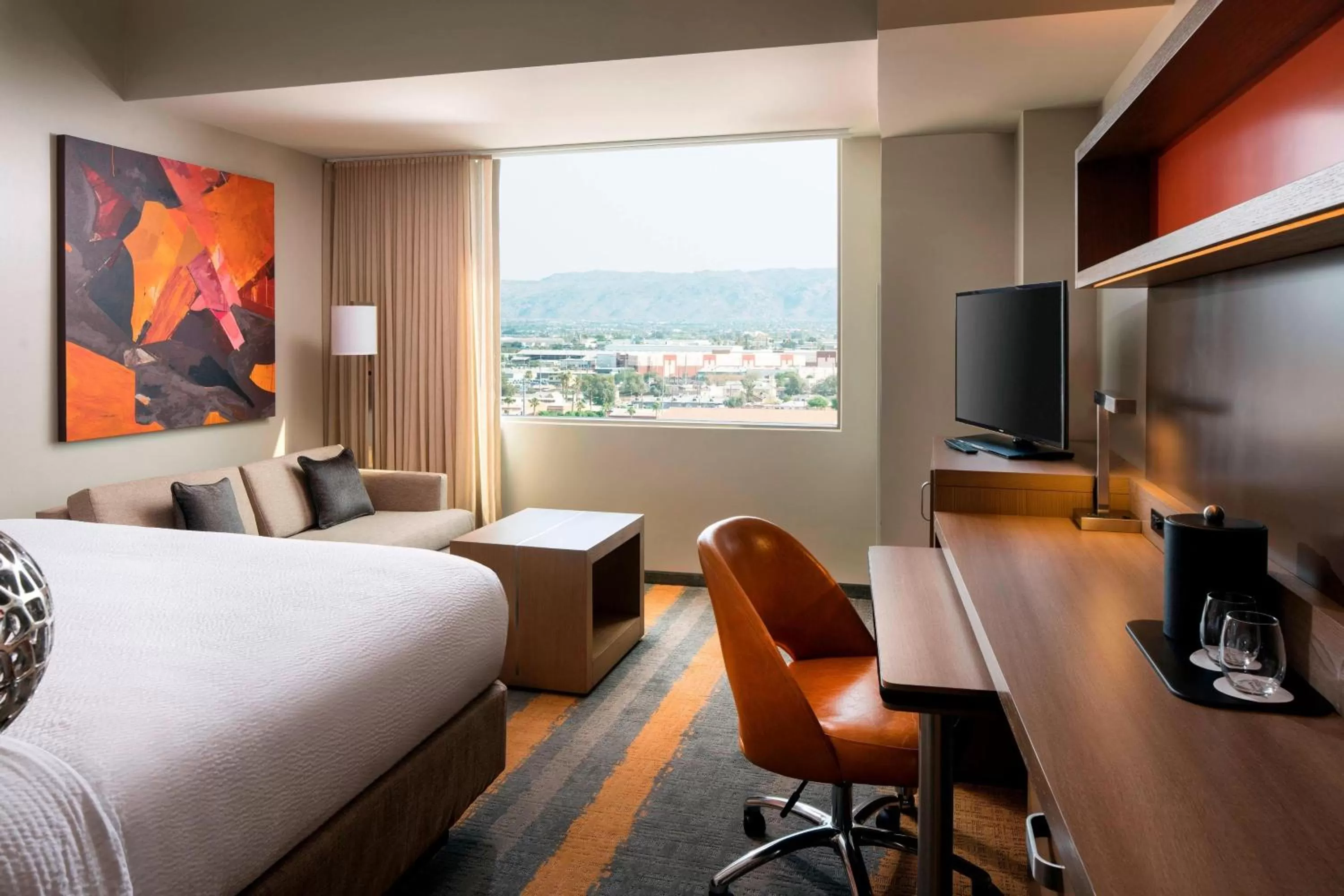 King Room with Sofa Bed - Hearing Accessible in Courtyard by Marriott Phoenix Downtown
