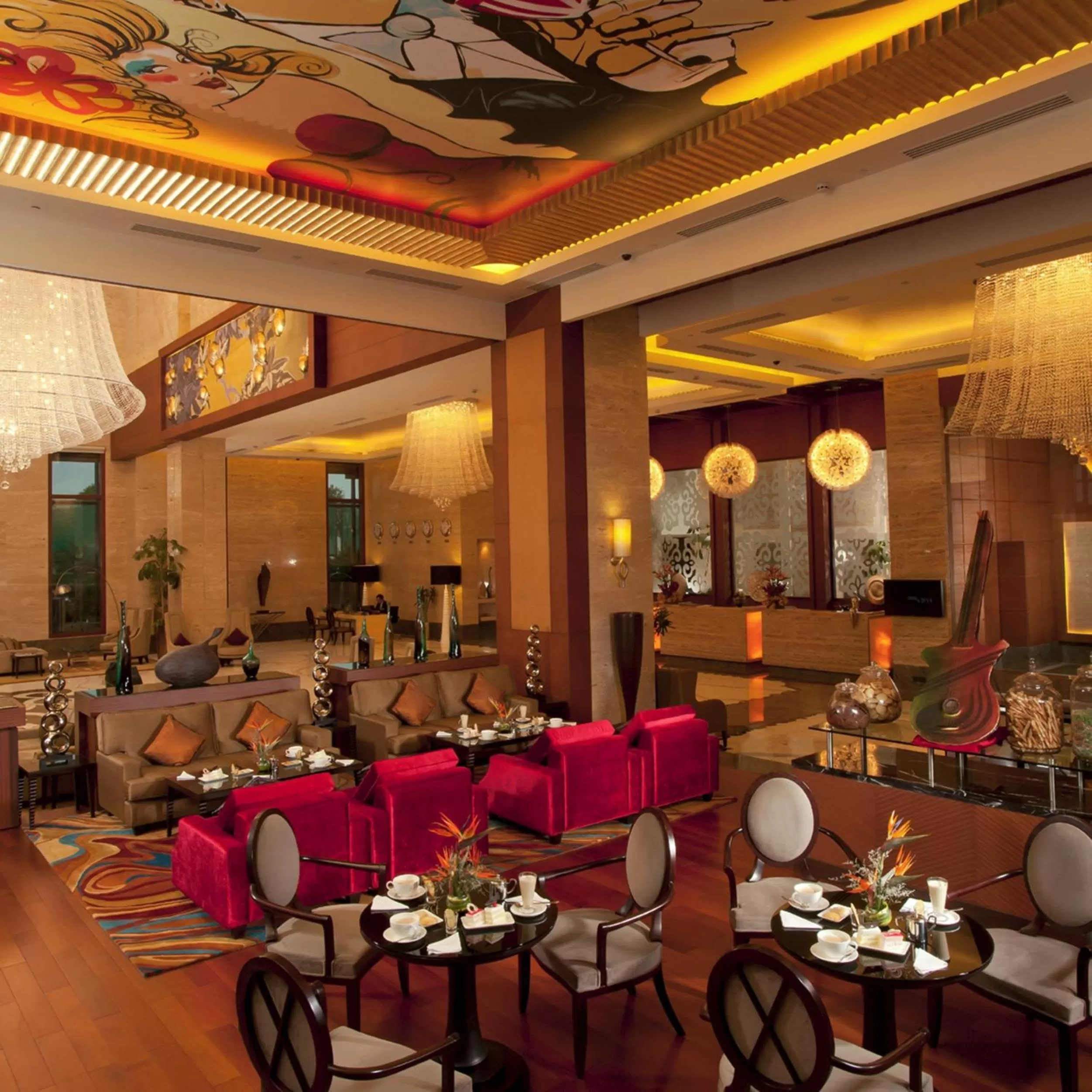 Lobby or reception in Radisson Blu Hotel, Nagpur