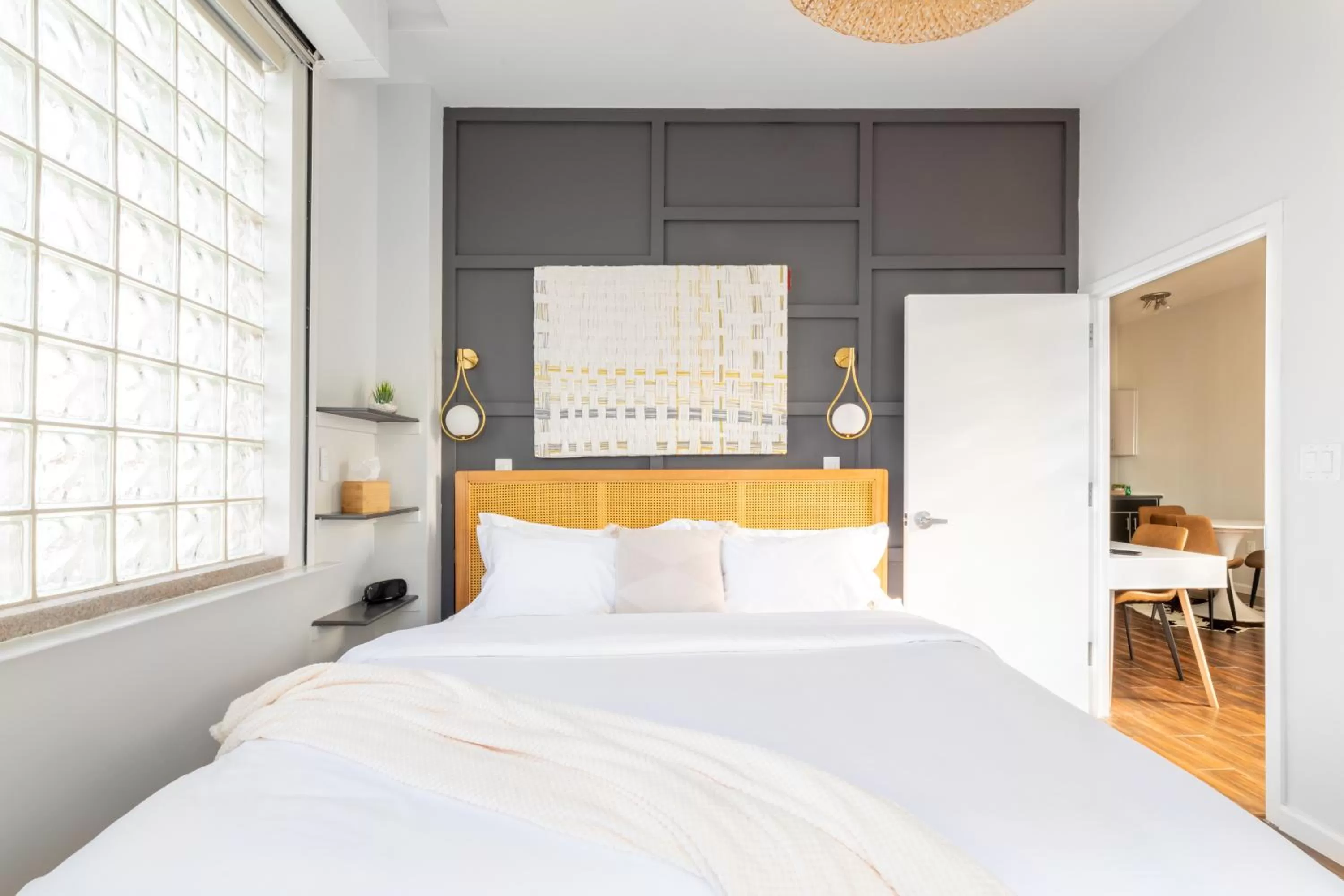 Bed in The Modernist Hotel