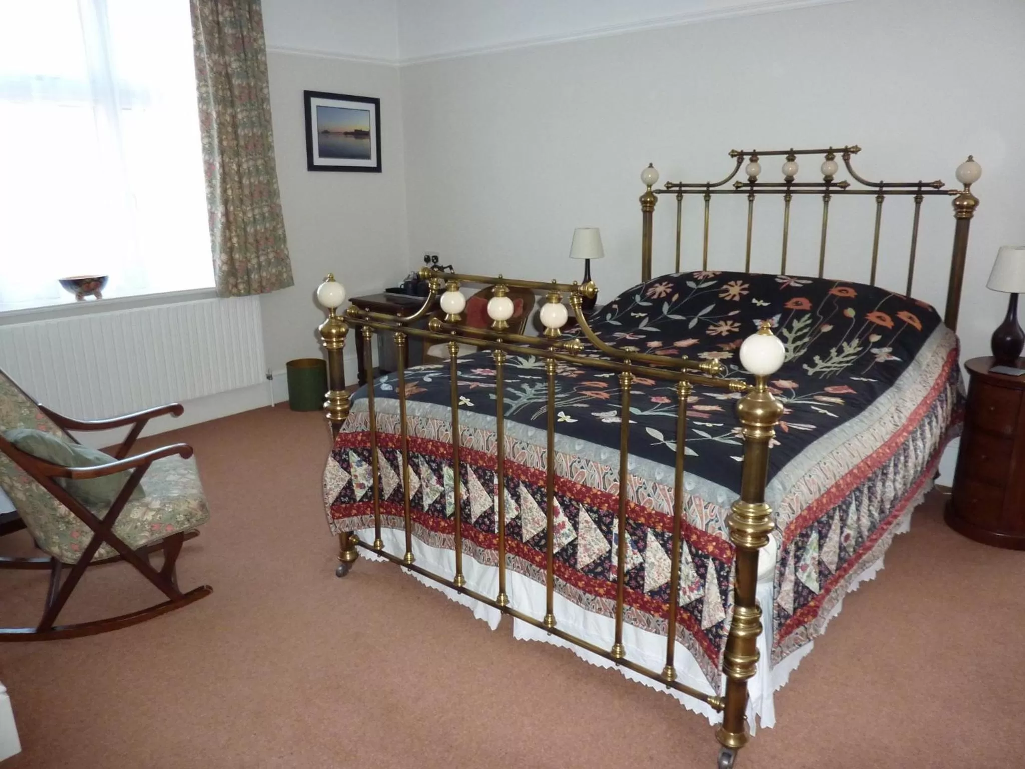 Bed in The Manse B&B