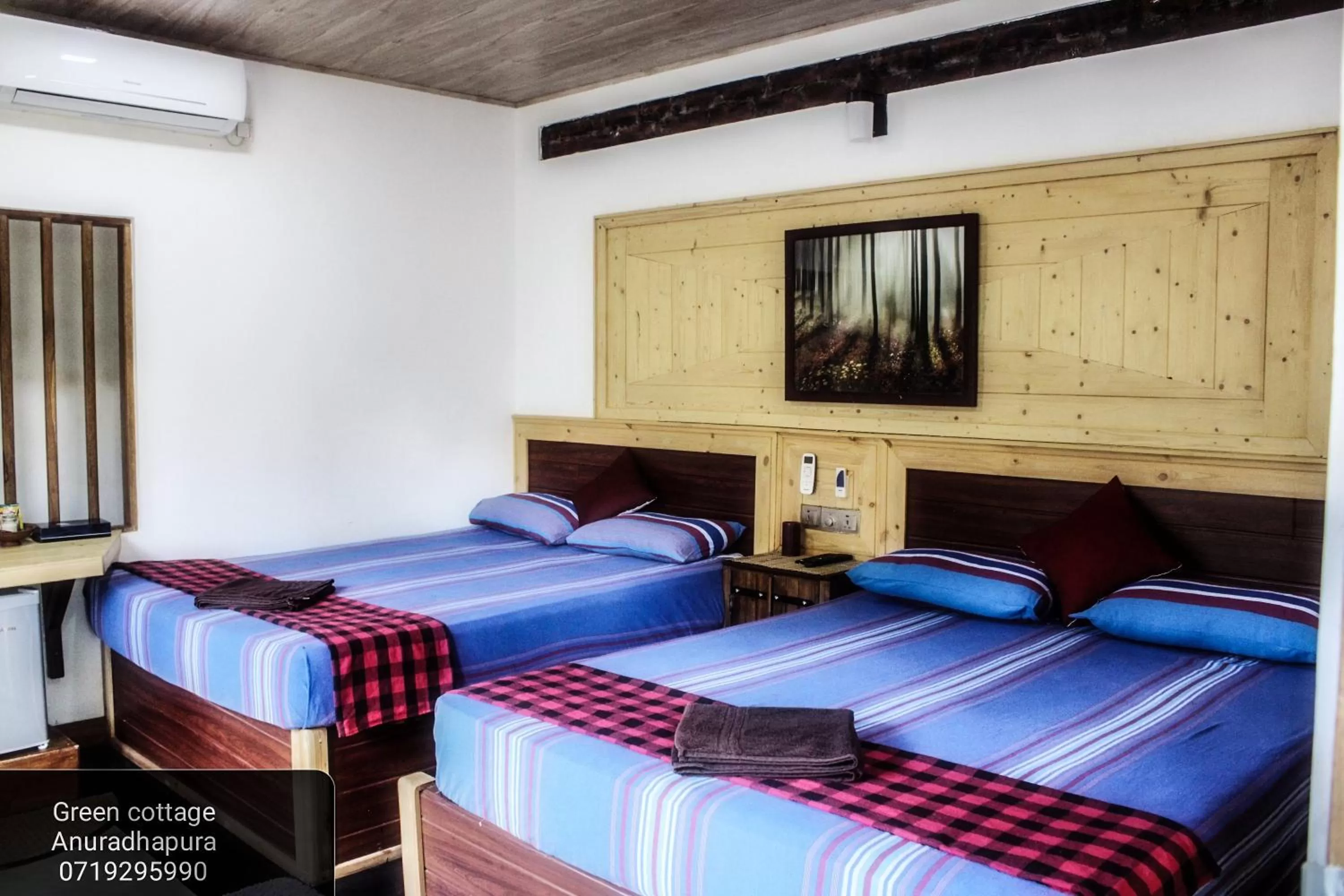 Bed in Green Cottage