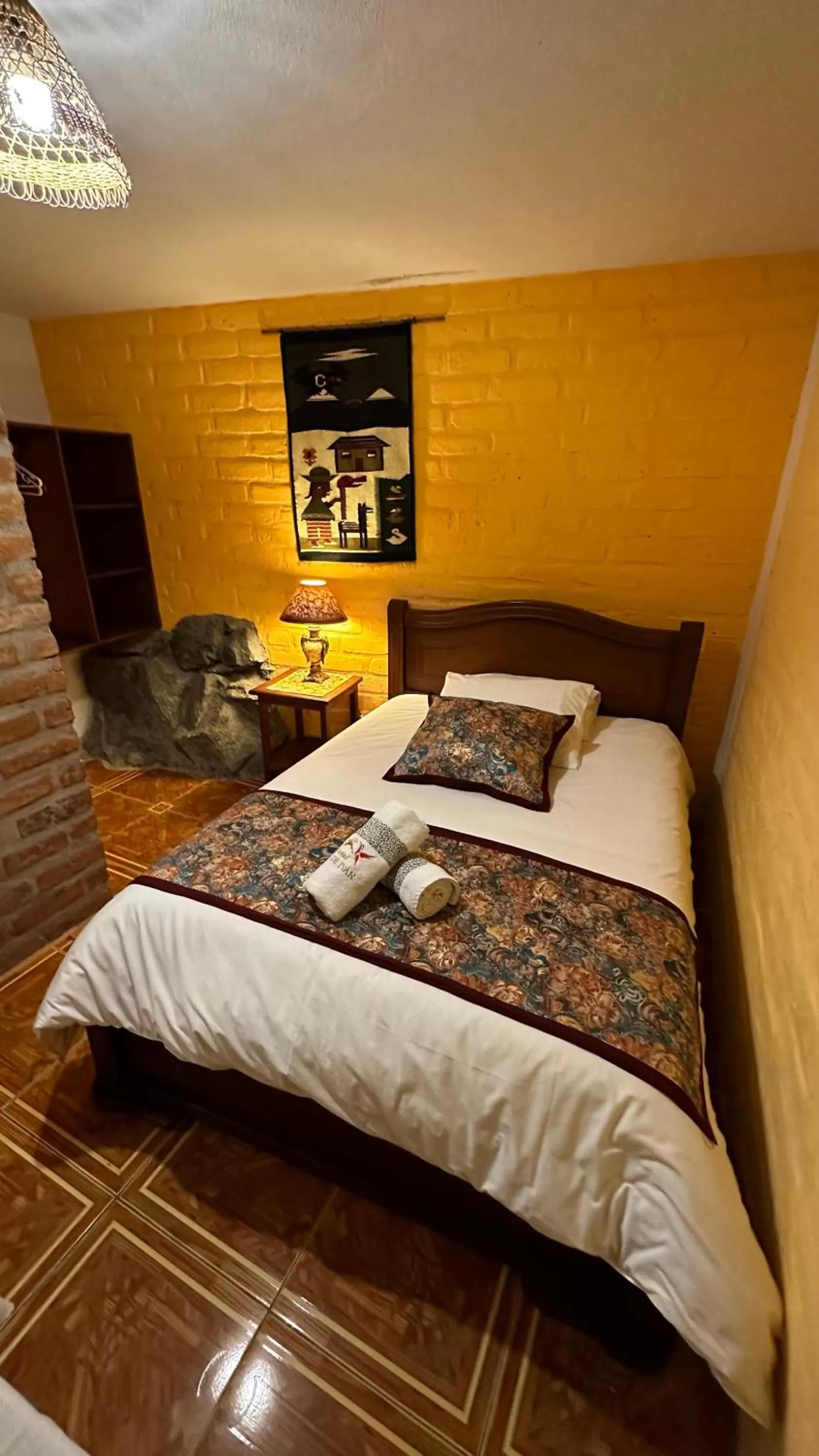 Bed in Hotel Donde Ivan