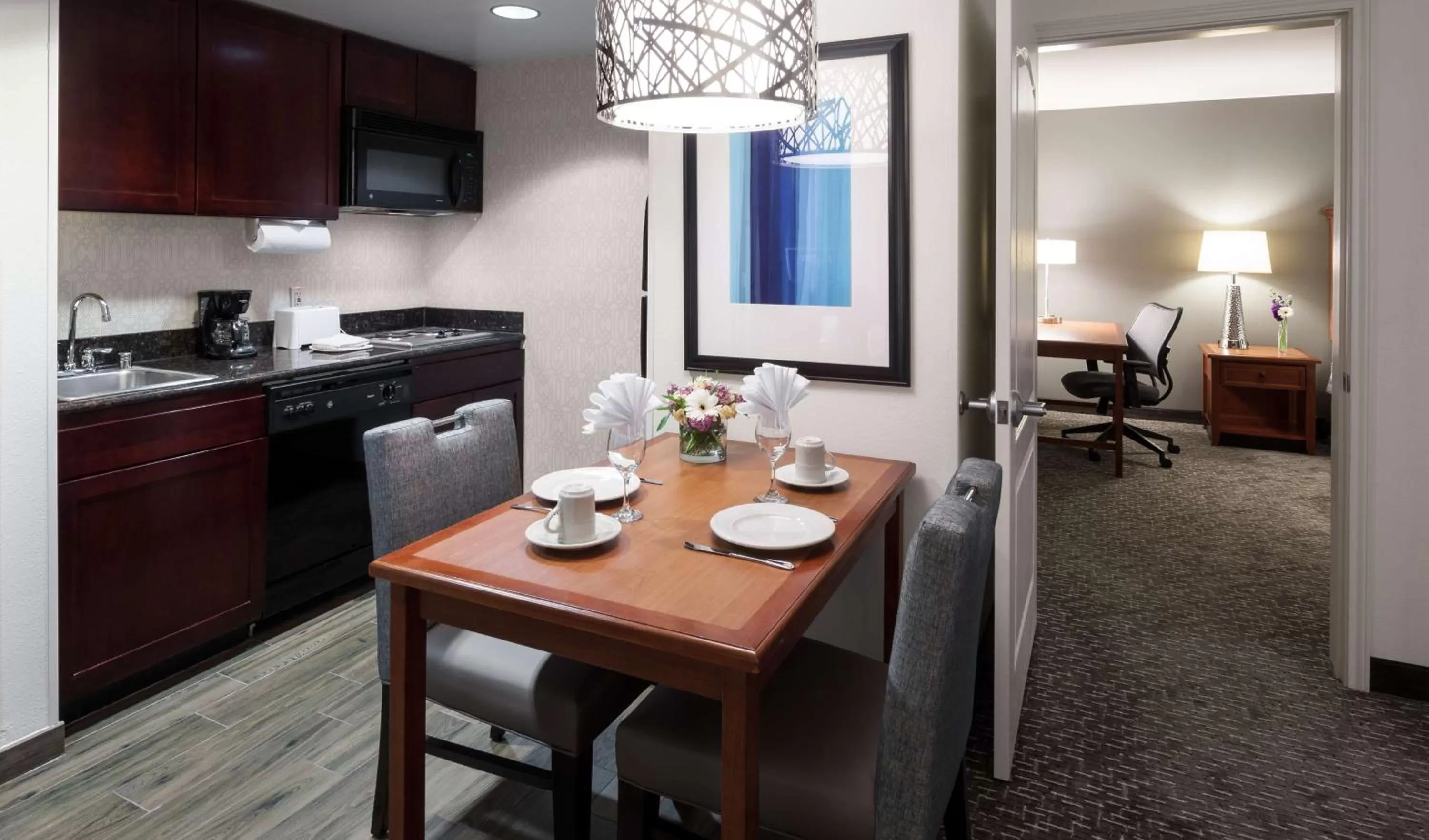 Kitchen or kitchenette in Homewood Suites by Hilton Agoura Hills