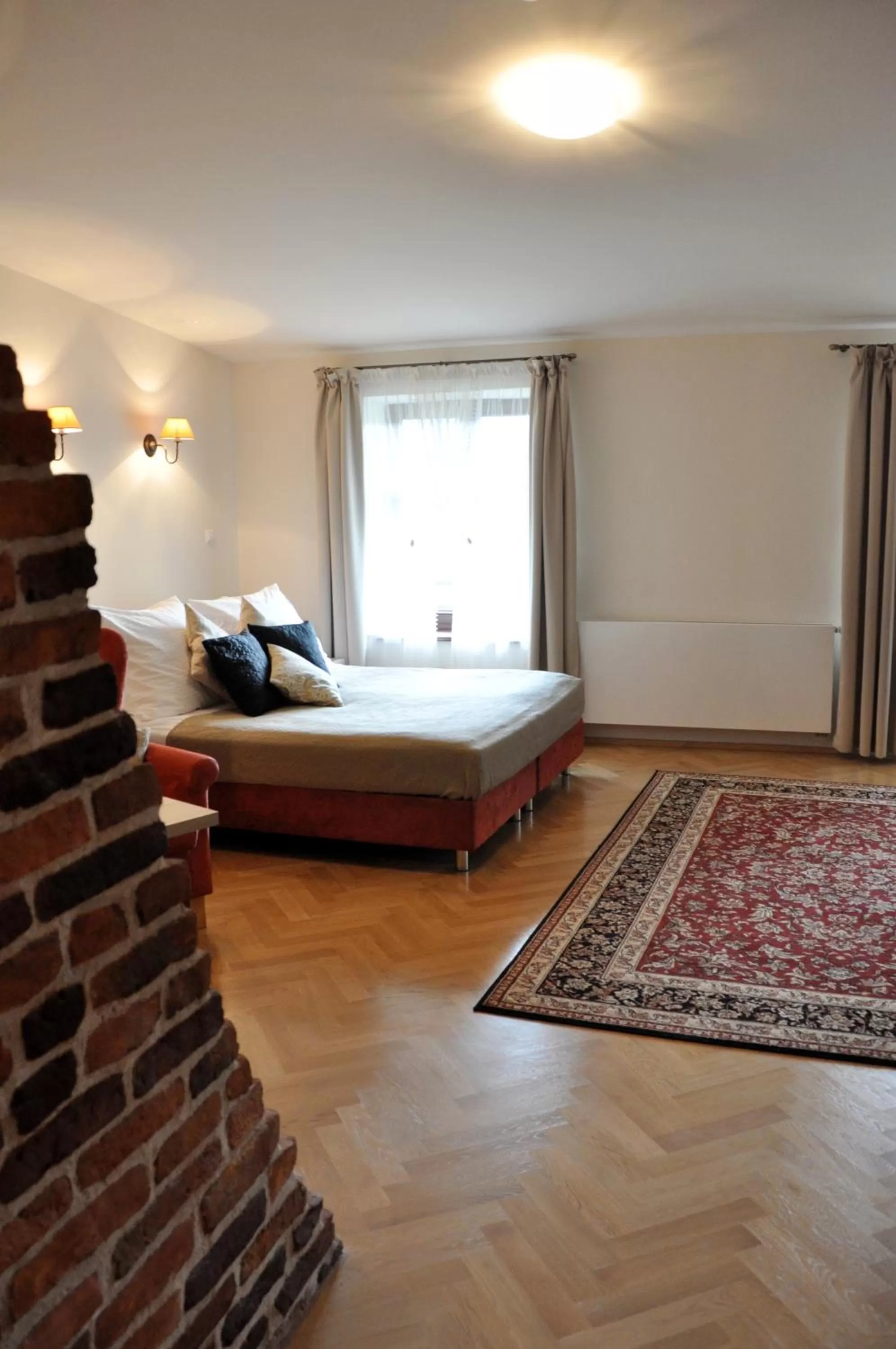 Bedroom, Bed in Hotel Santi