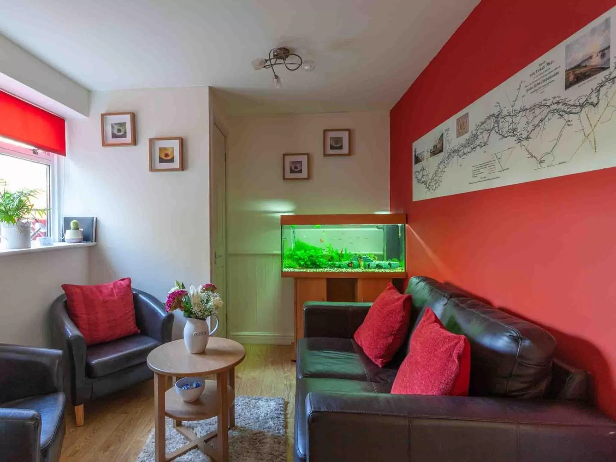 Living room in Shaftoe's Bed and Breakfast