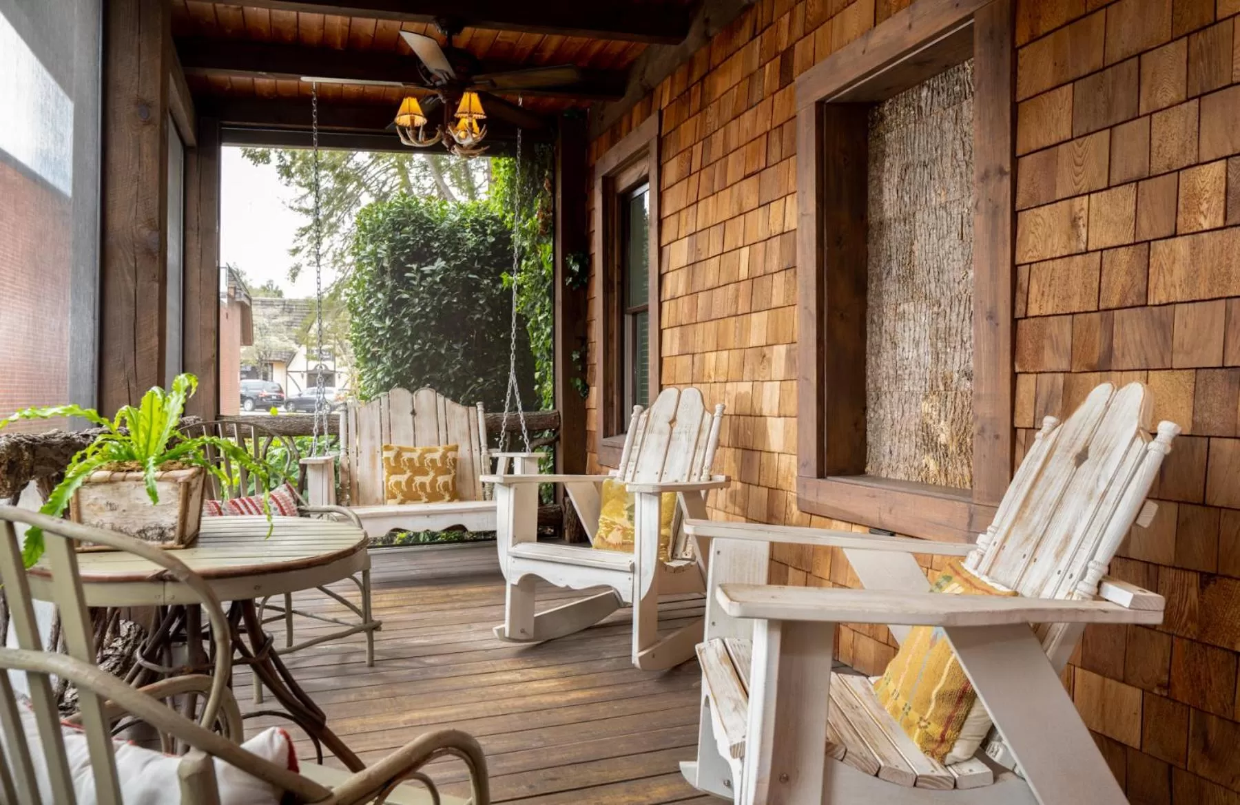 Balcony/Terrace in The White Birch Inn