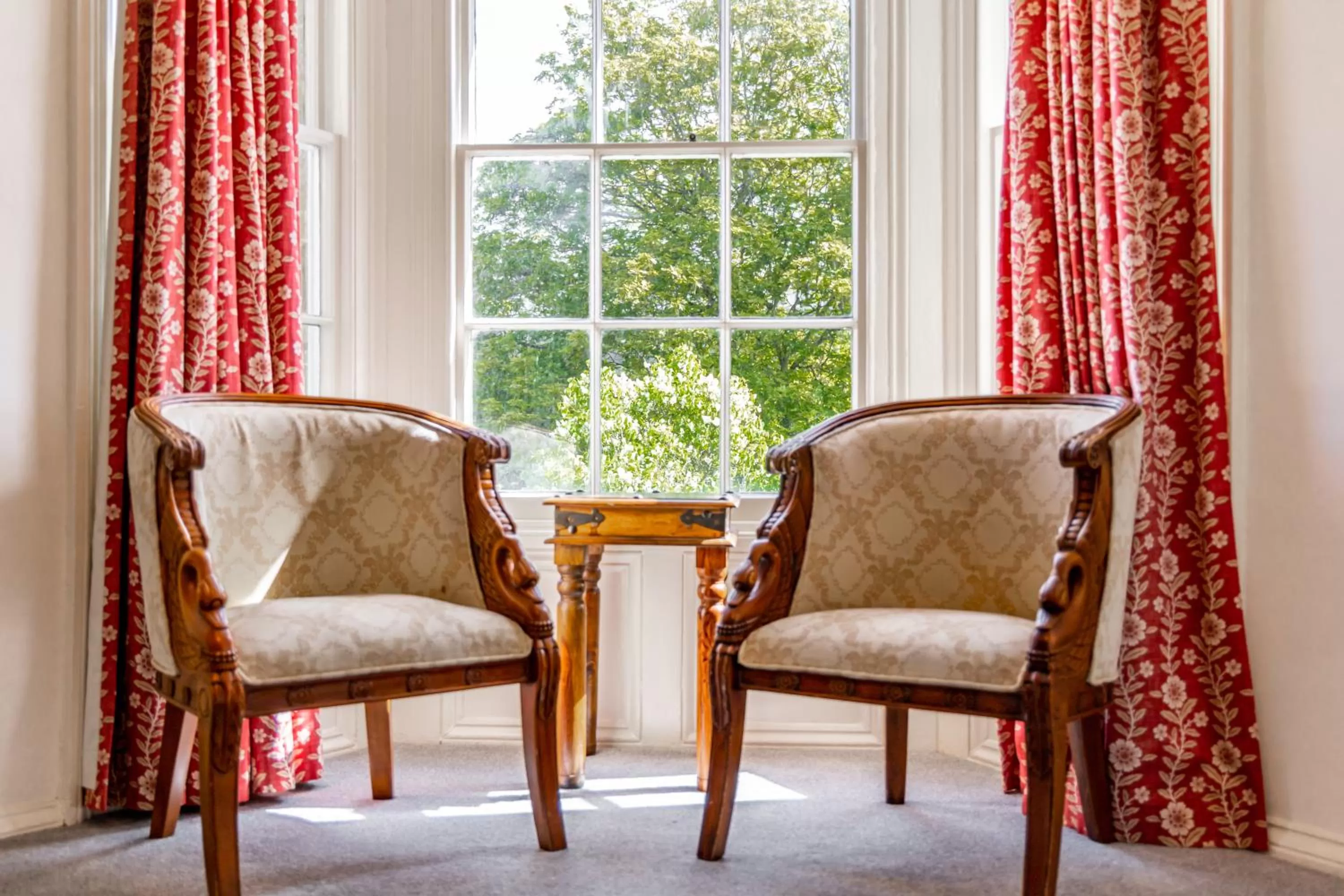 Seating area in Best Western Limpley Stoke Hotel