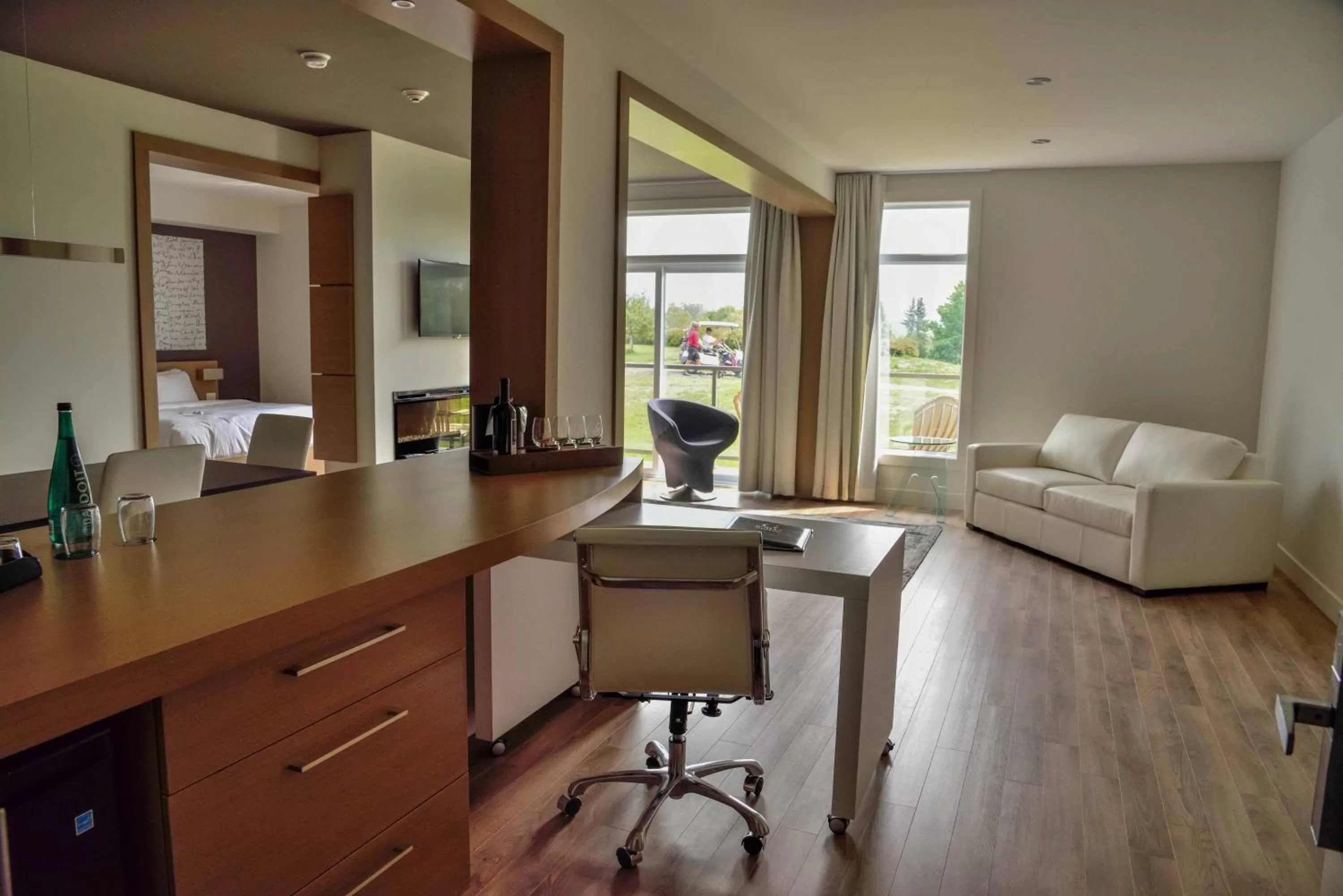 Seating area in La Cache du Golf