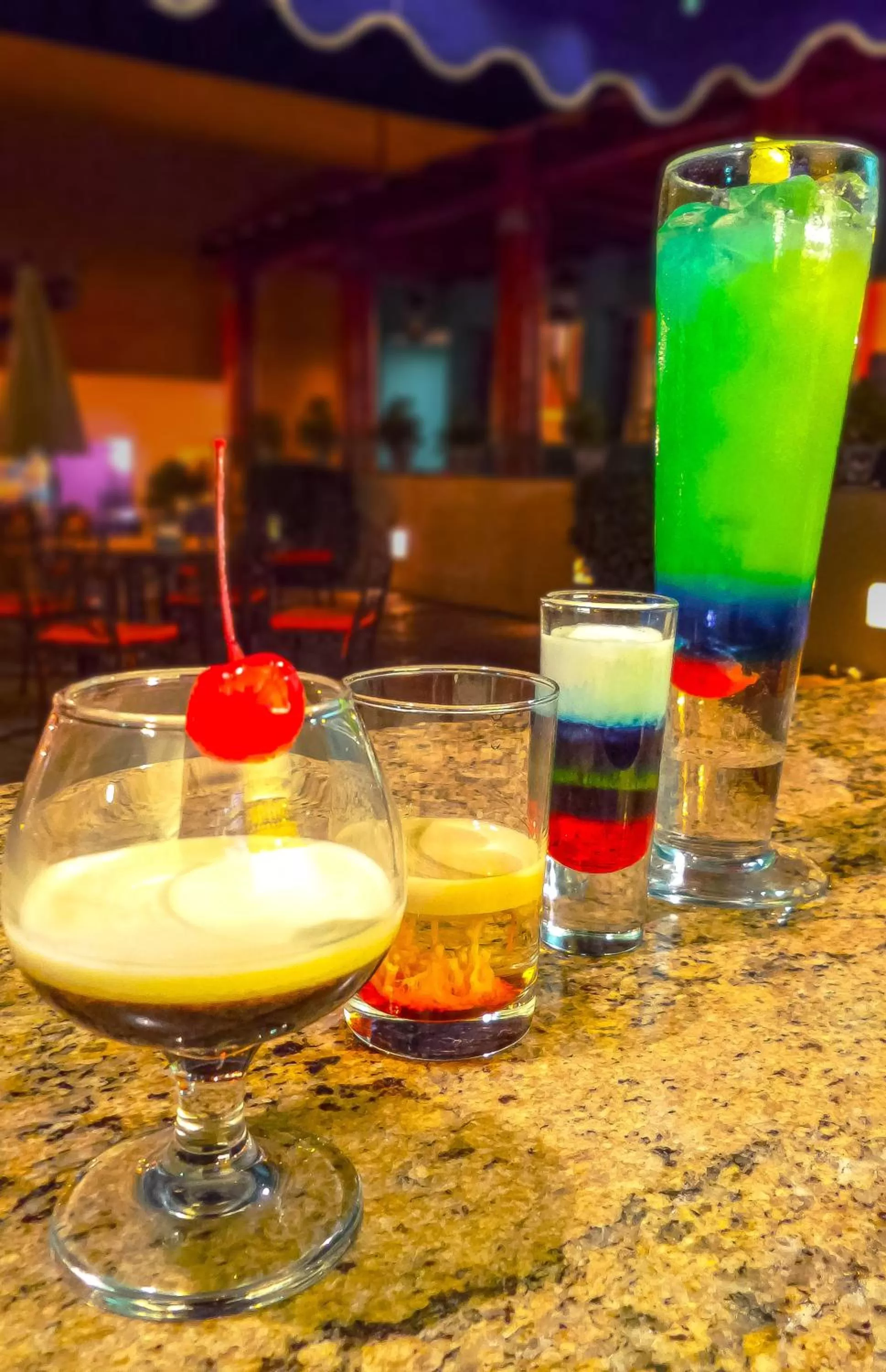 Alcoholic drinks in Hotel Los Patios