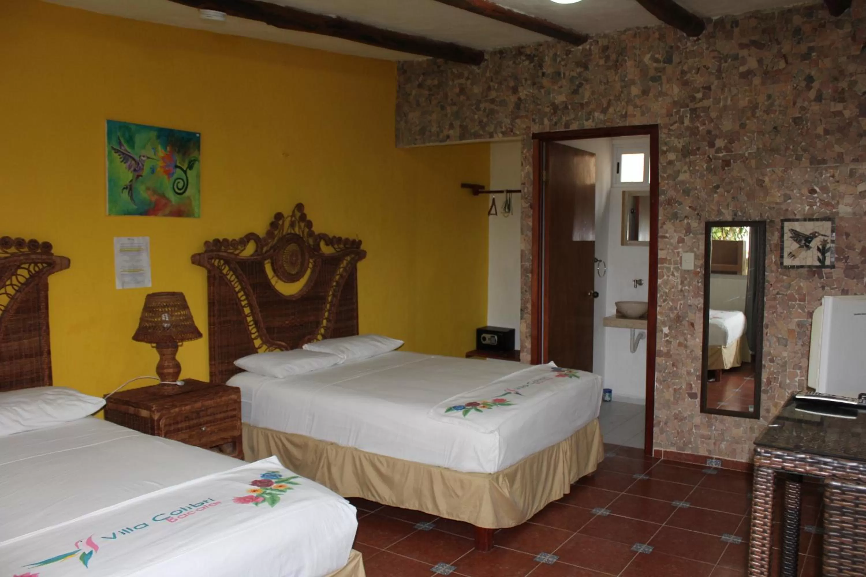 Bed in Cabañas Colibrí