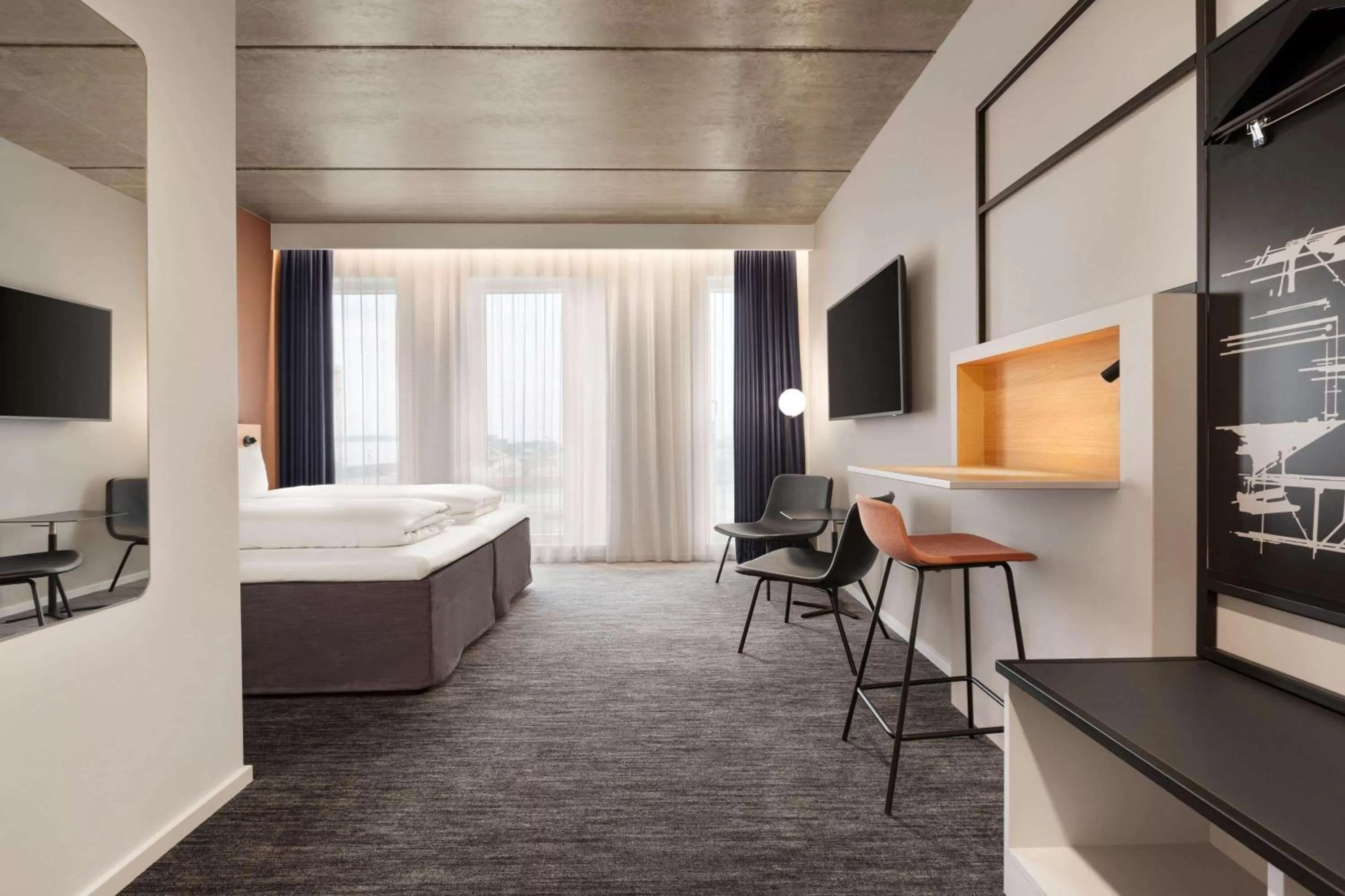 Photo of the whole room, Bed in Comwell Copenhagen Portside Dolce by Wyndham