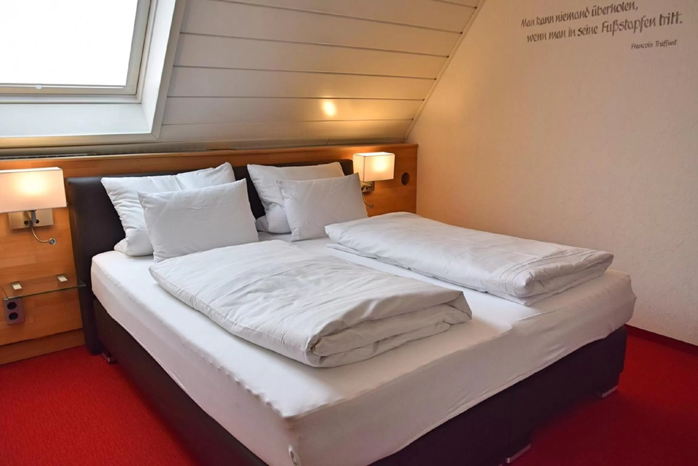 Bedroom in Cafe-Hotel Altreuter