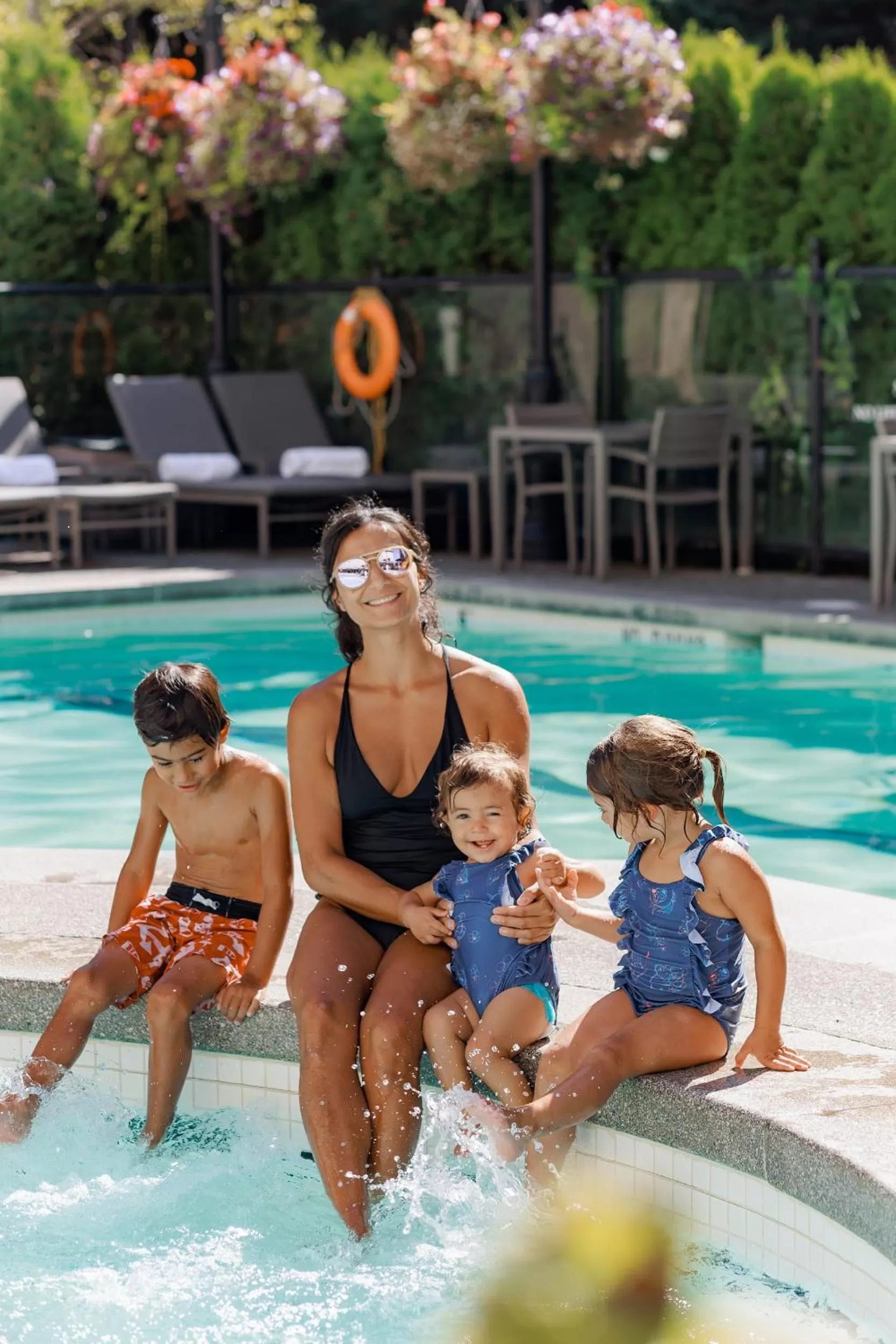 Swimming pool in Fairmont Chateau Whistler