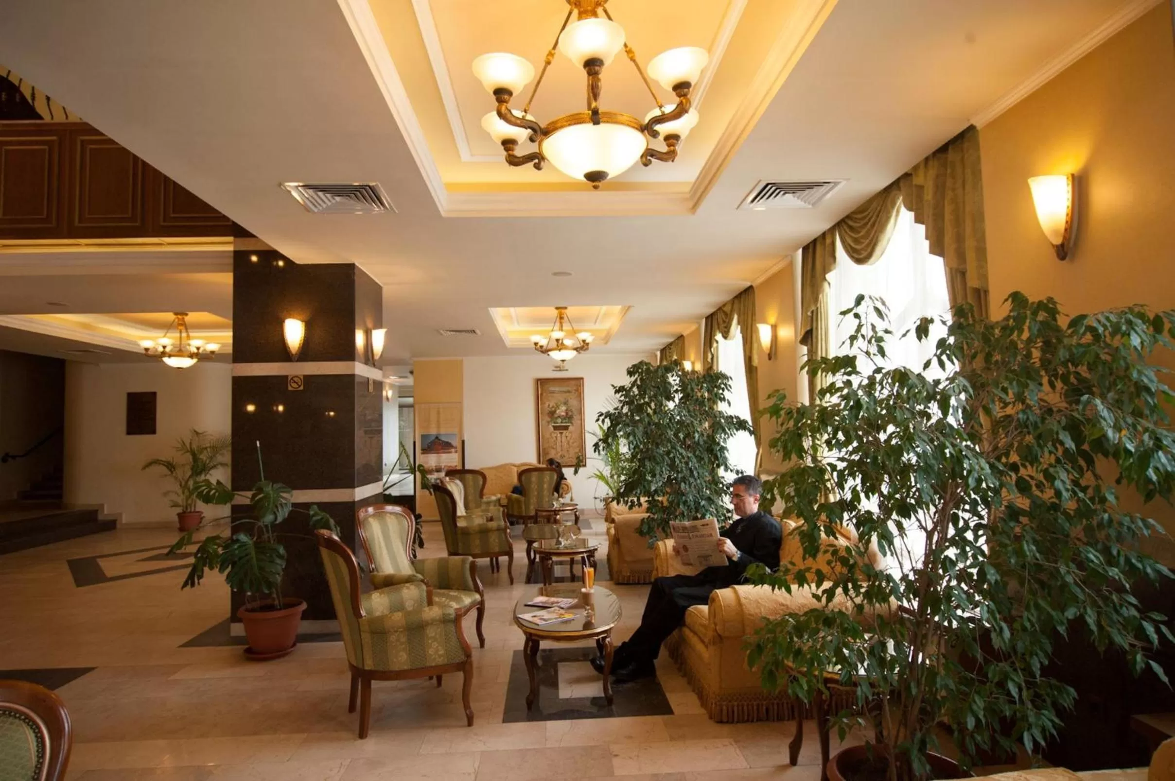 Lobby or reception in Hotel Central