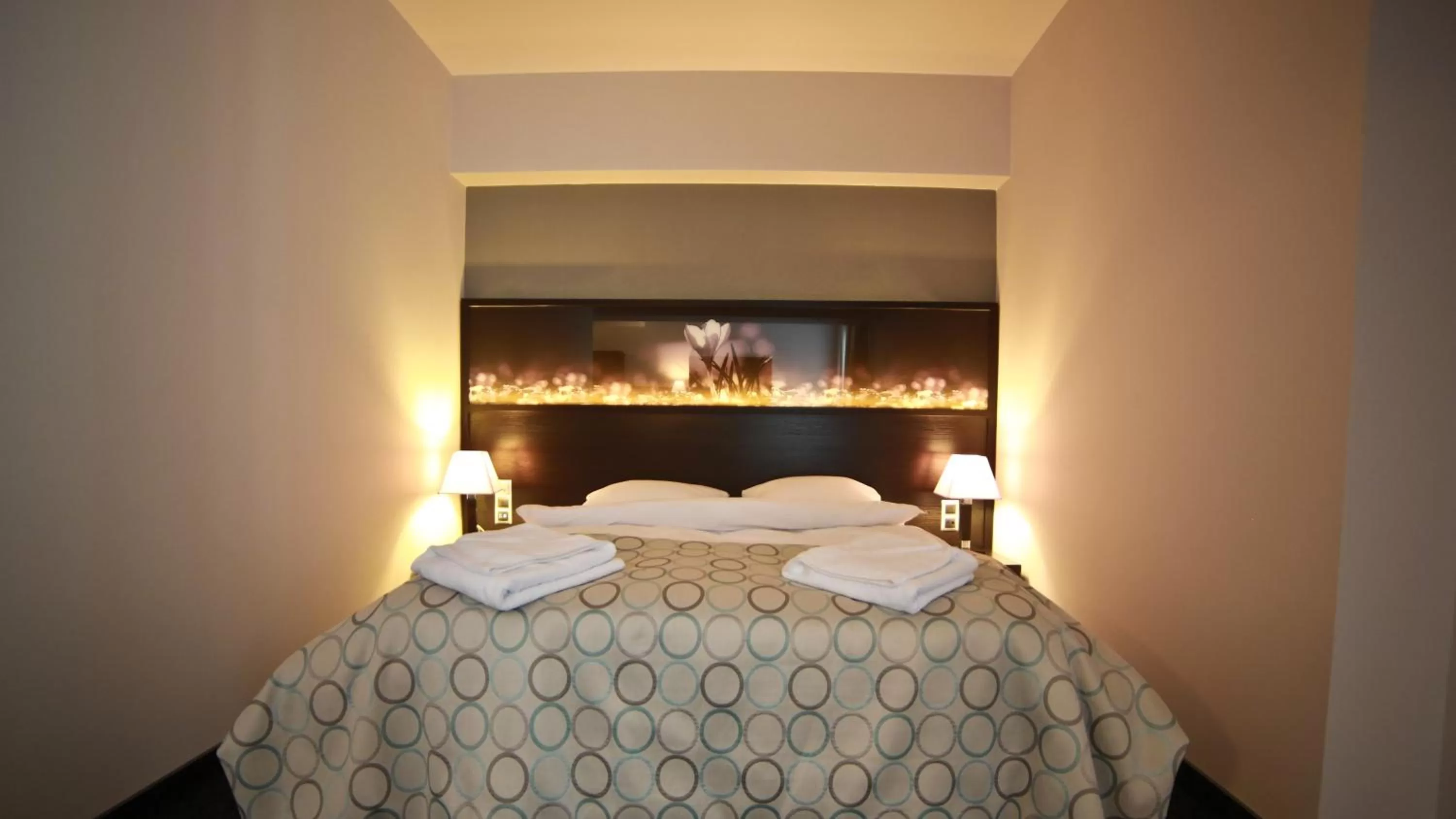 Bed in Hotel Zimowit