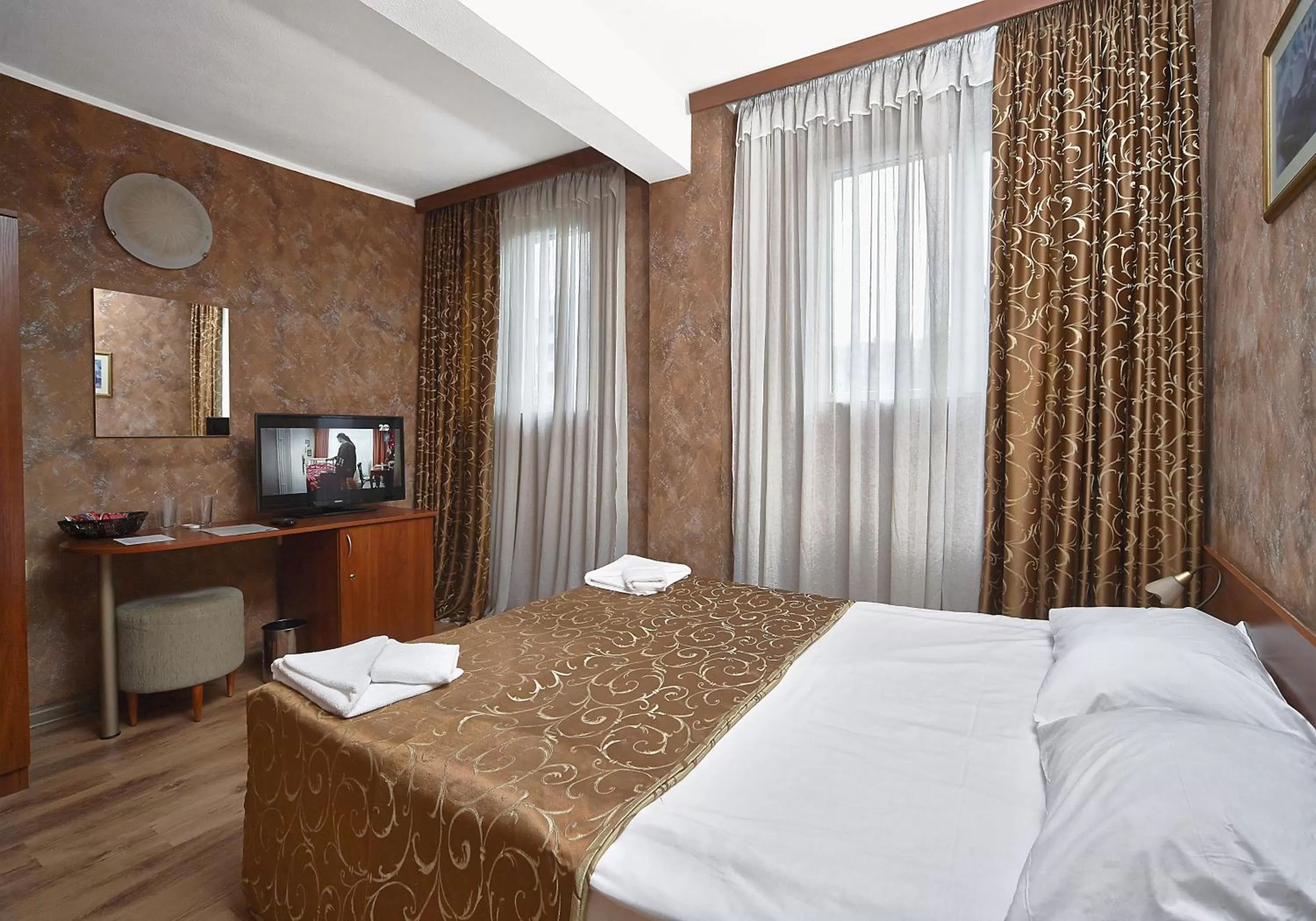 Photo of the whole room, Bed in Hotel Akord - Free Parking & Metro Access