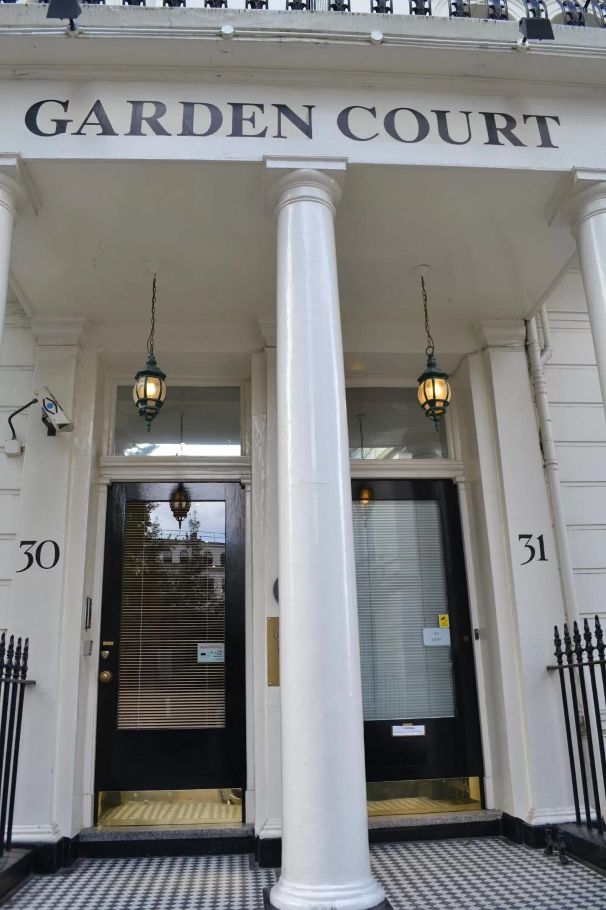 Facade/entrance in Garden Court Hotel