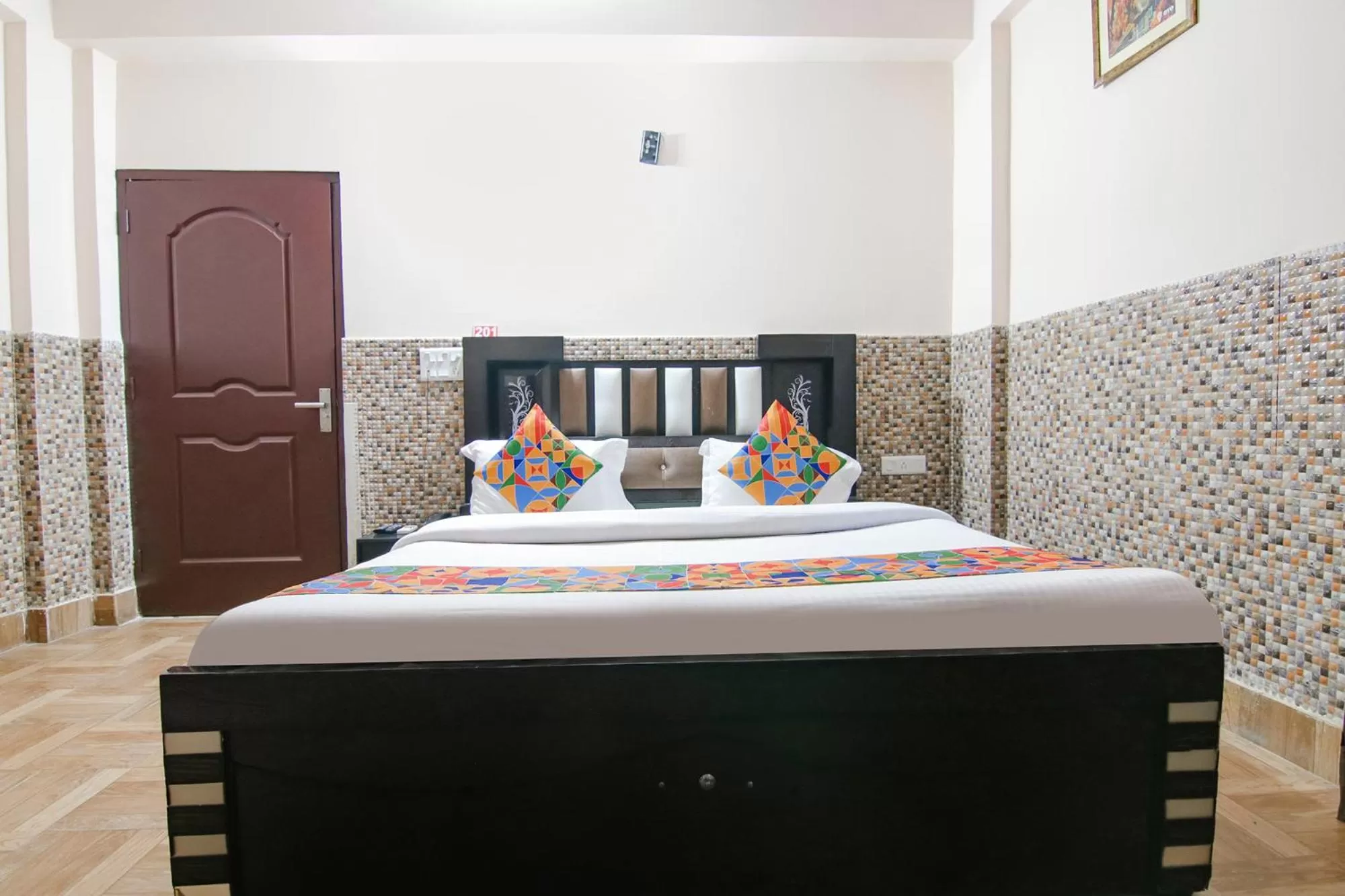 Bed in FabHotel Prime Wonder World Resort