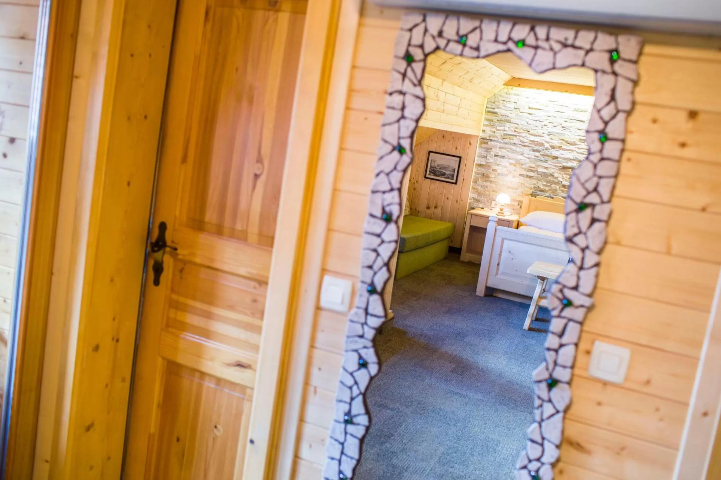 Decorative detail in Penzion Berc