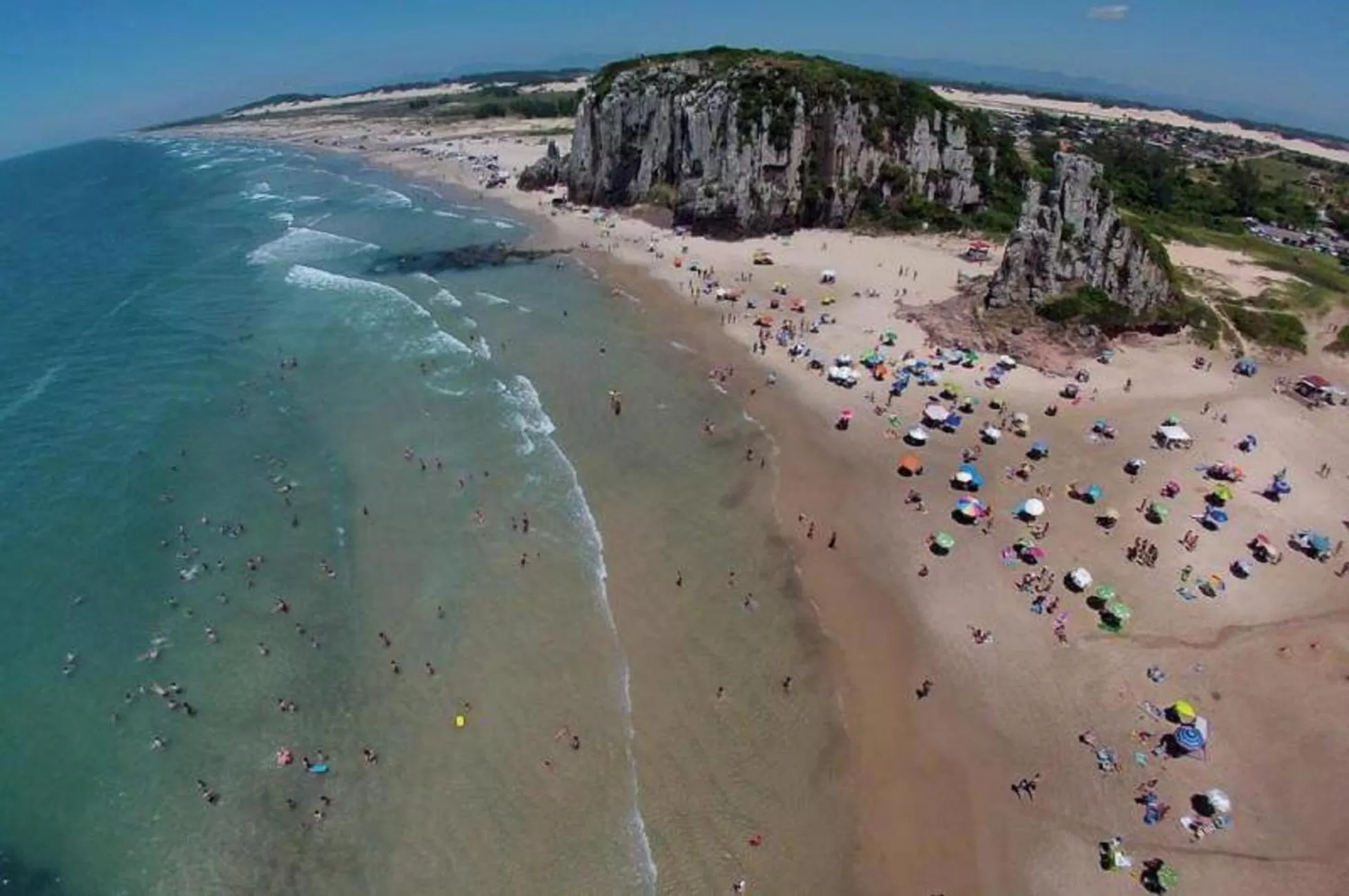 Bird's eye view, Beach in Farol Hotel