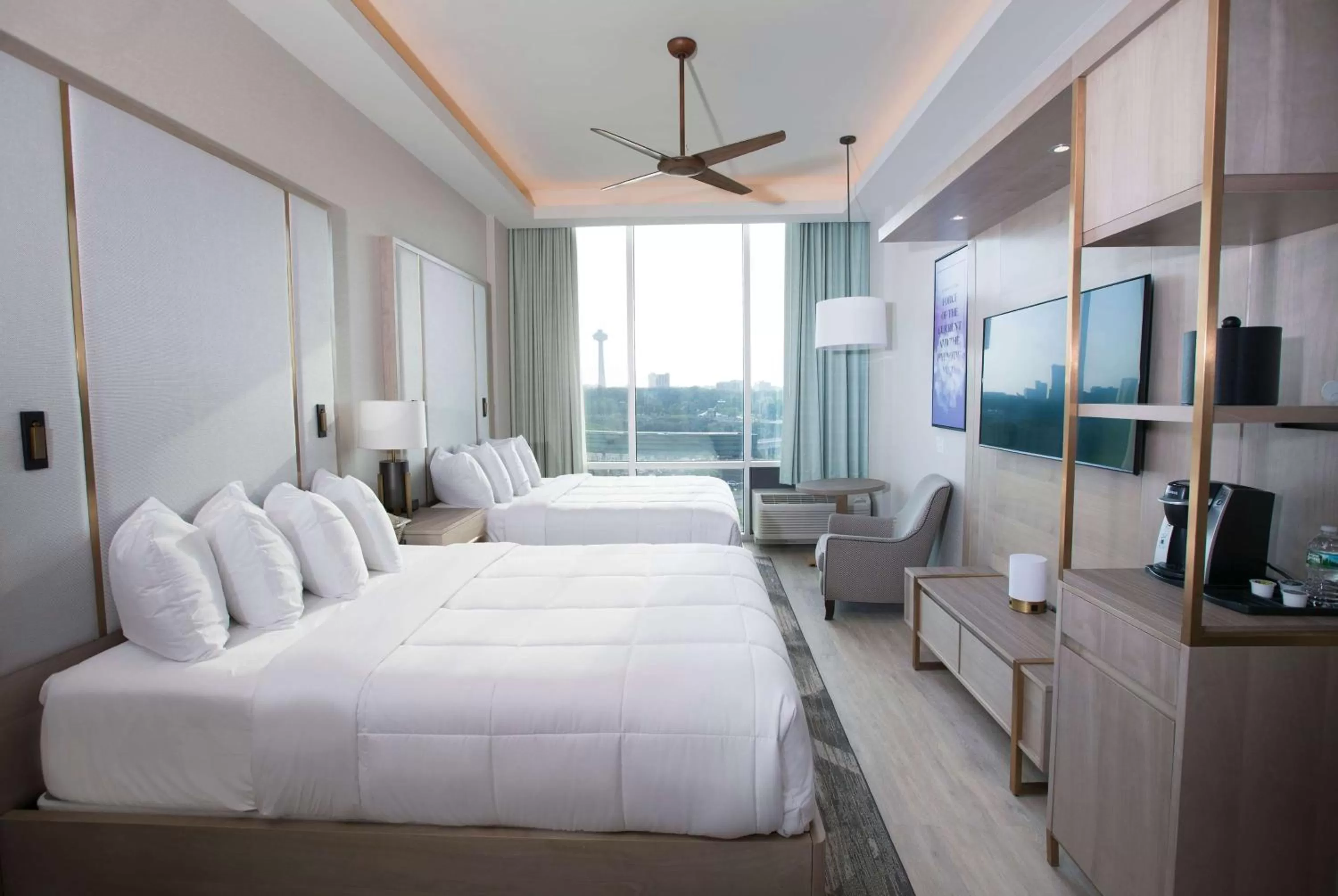 Photo of the whole room, Bed in Wyndham Garden at Niagara Falls