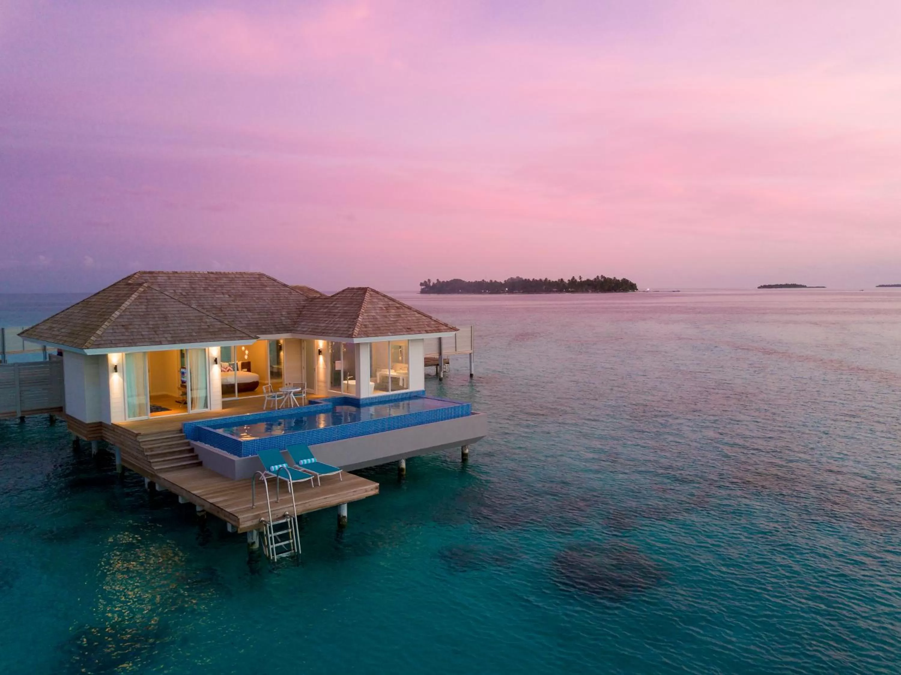 Bird's eye view in Kandima Maldives - 50 Percent Off Return Domestic Flights for stays of 4 nights or more between 11th April 2026 to 31st October 2026