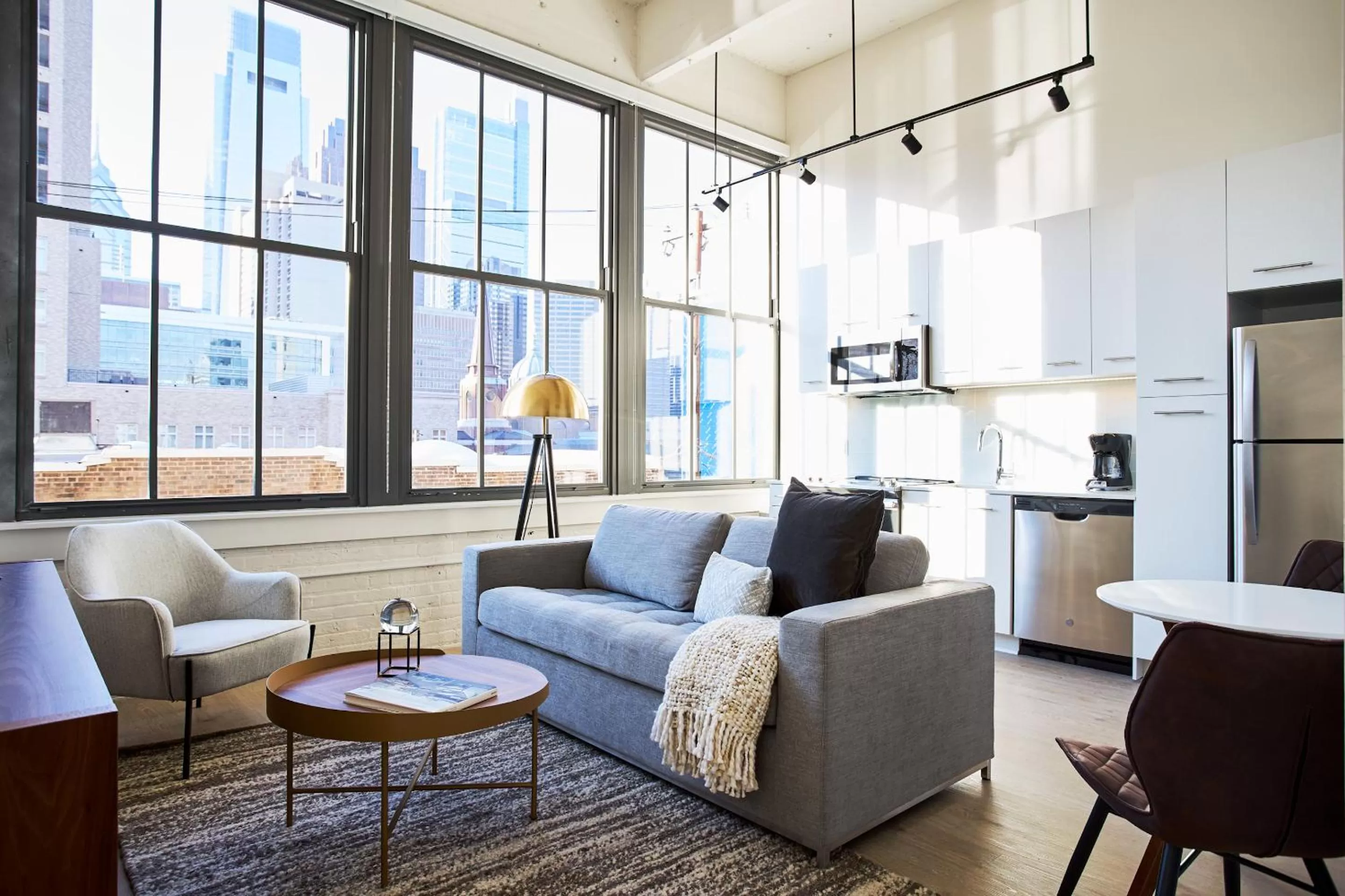 Living room, Seating Area in Sonder at Sixteen Hundred