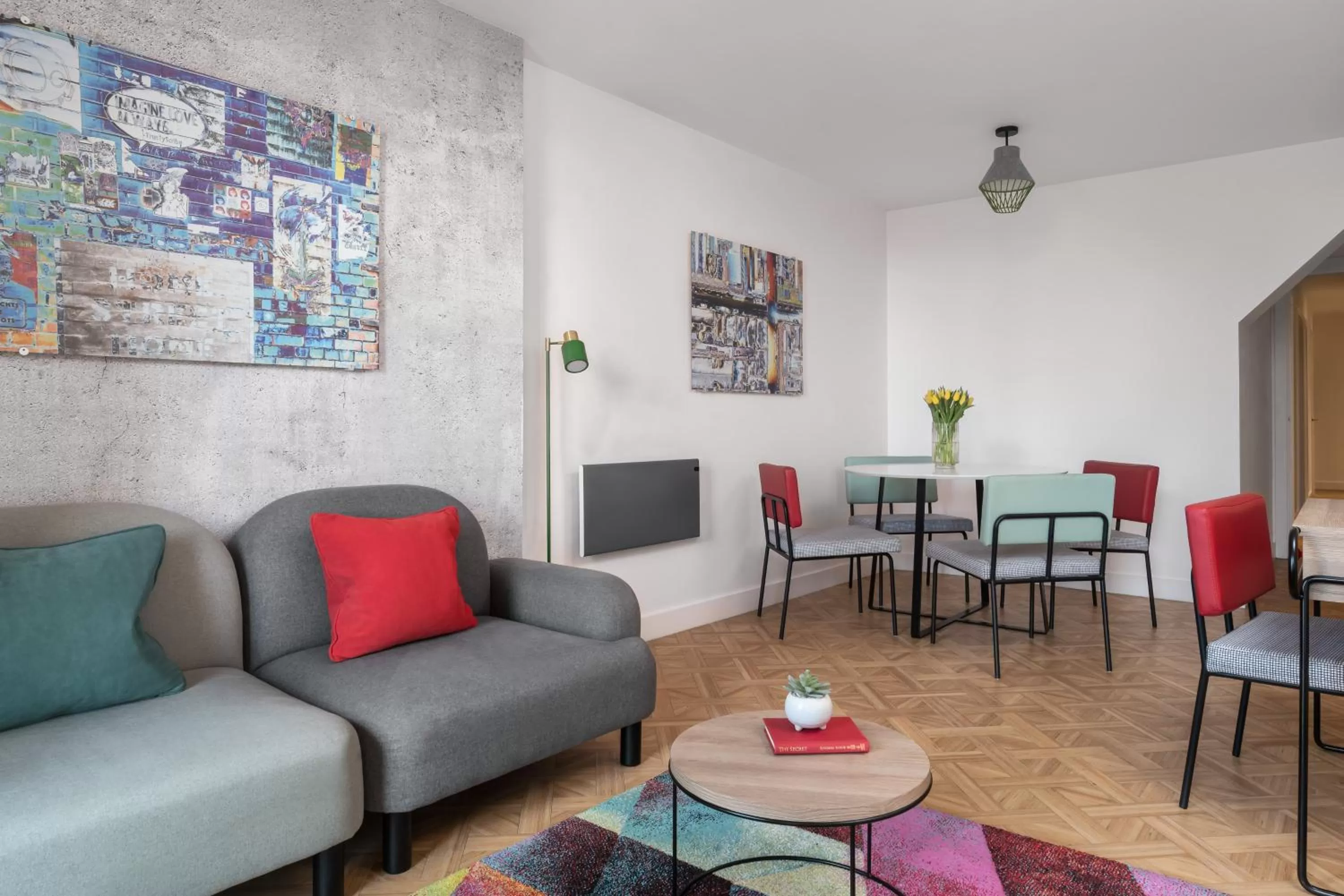 Living room in Church Street by Supercity Aparthotels