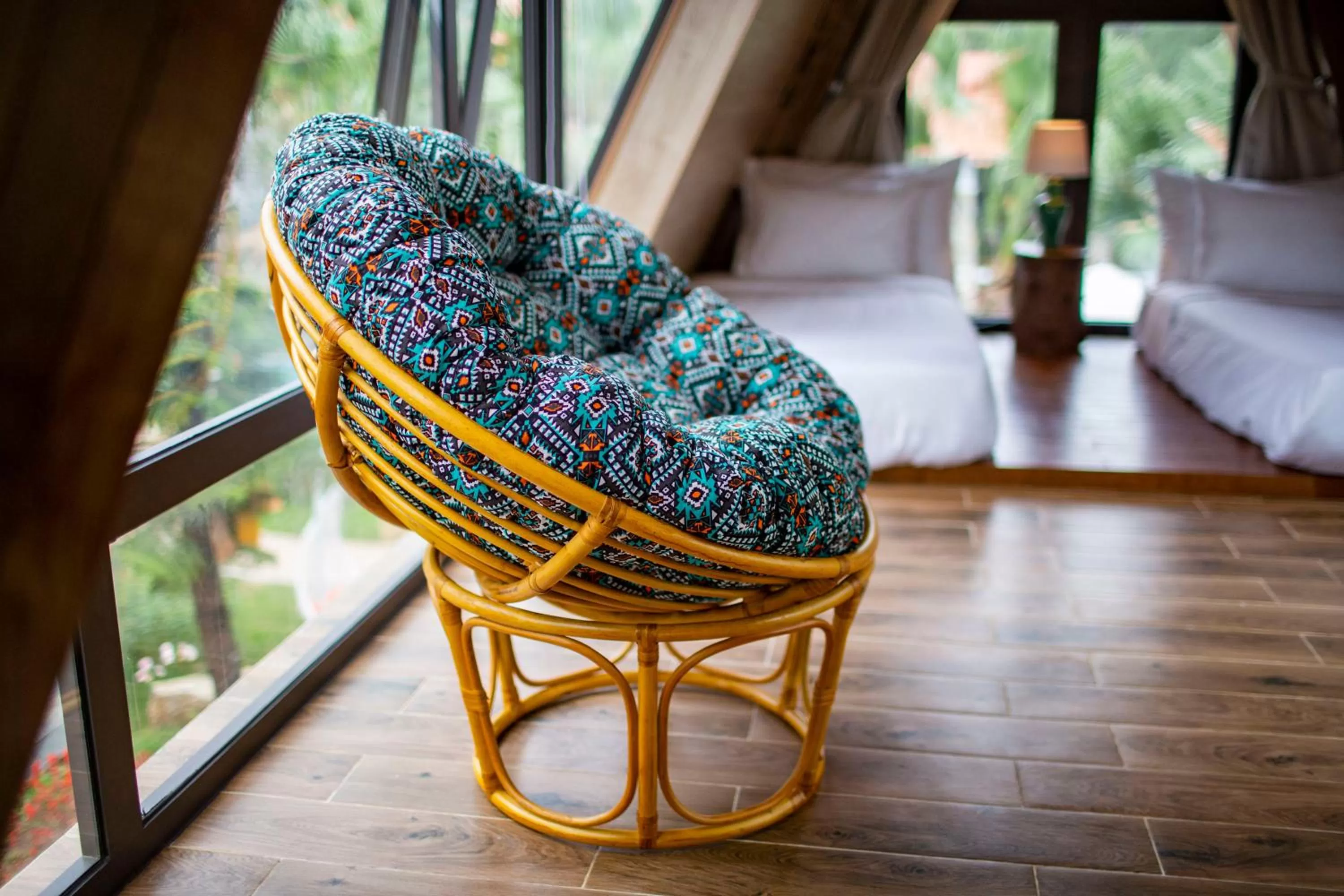 Seating area, Bed in Bai Dinh Garden Resort & Spa