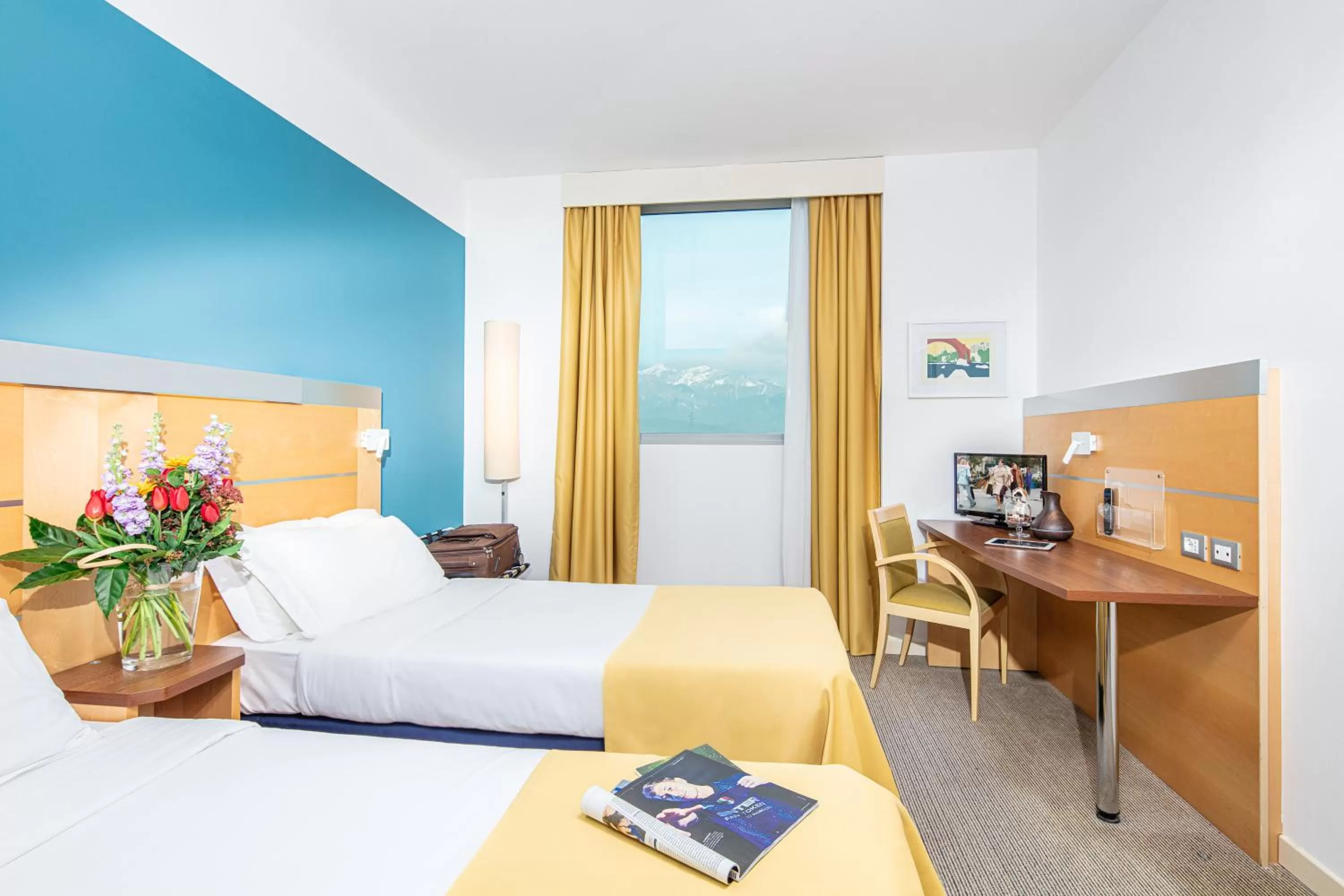 Photo of the whole room, Bed in Meditur Hotel Udine Nord