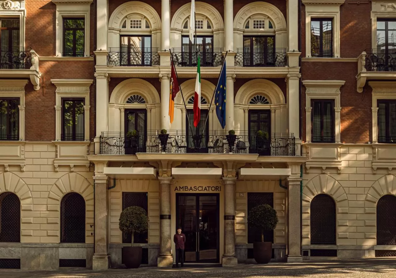 Facade/entrance in InterContinental Rome Ambasciatori Palace by IHG