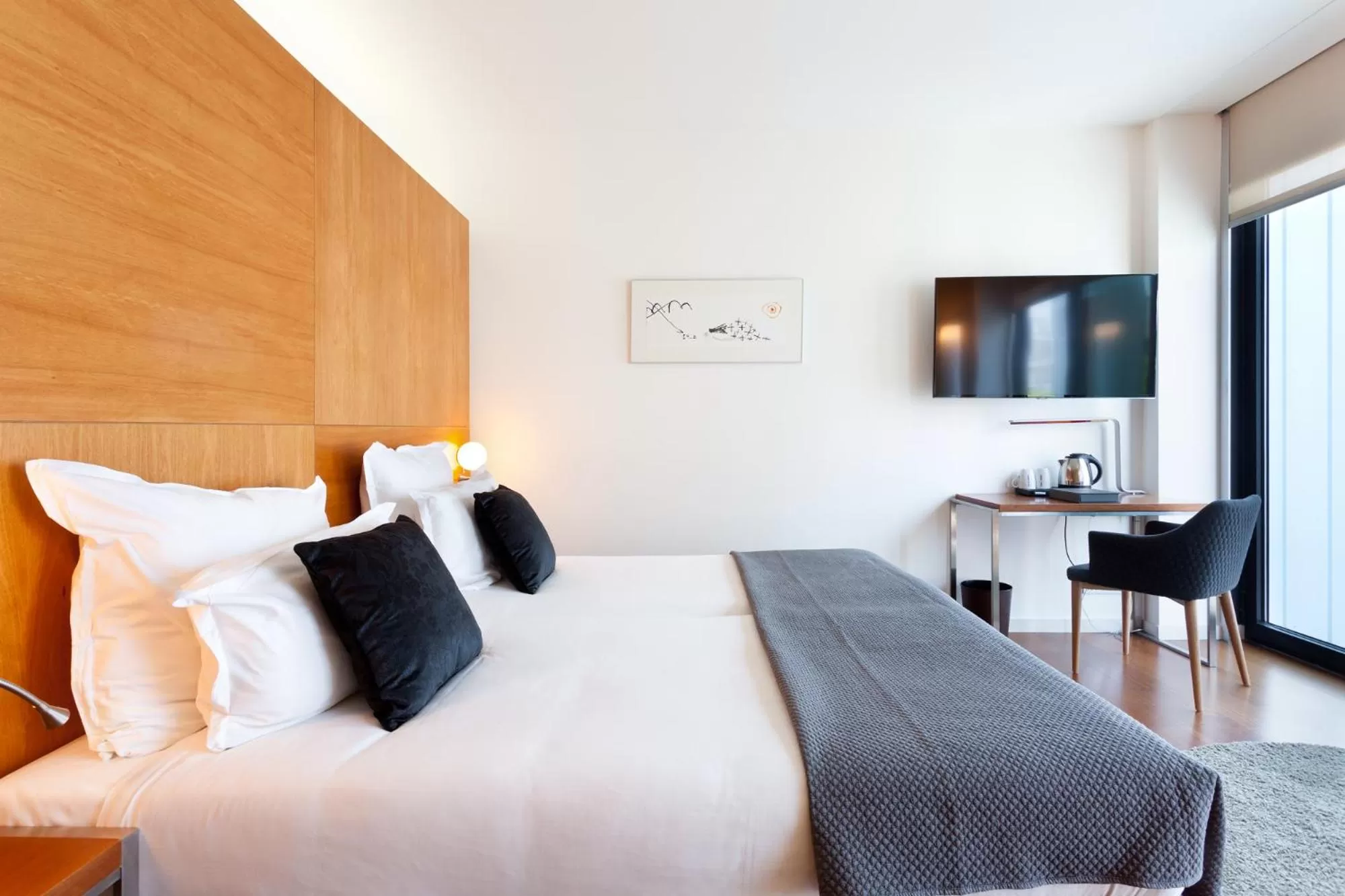 Bed in Hotel Condes de Barcelona