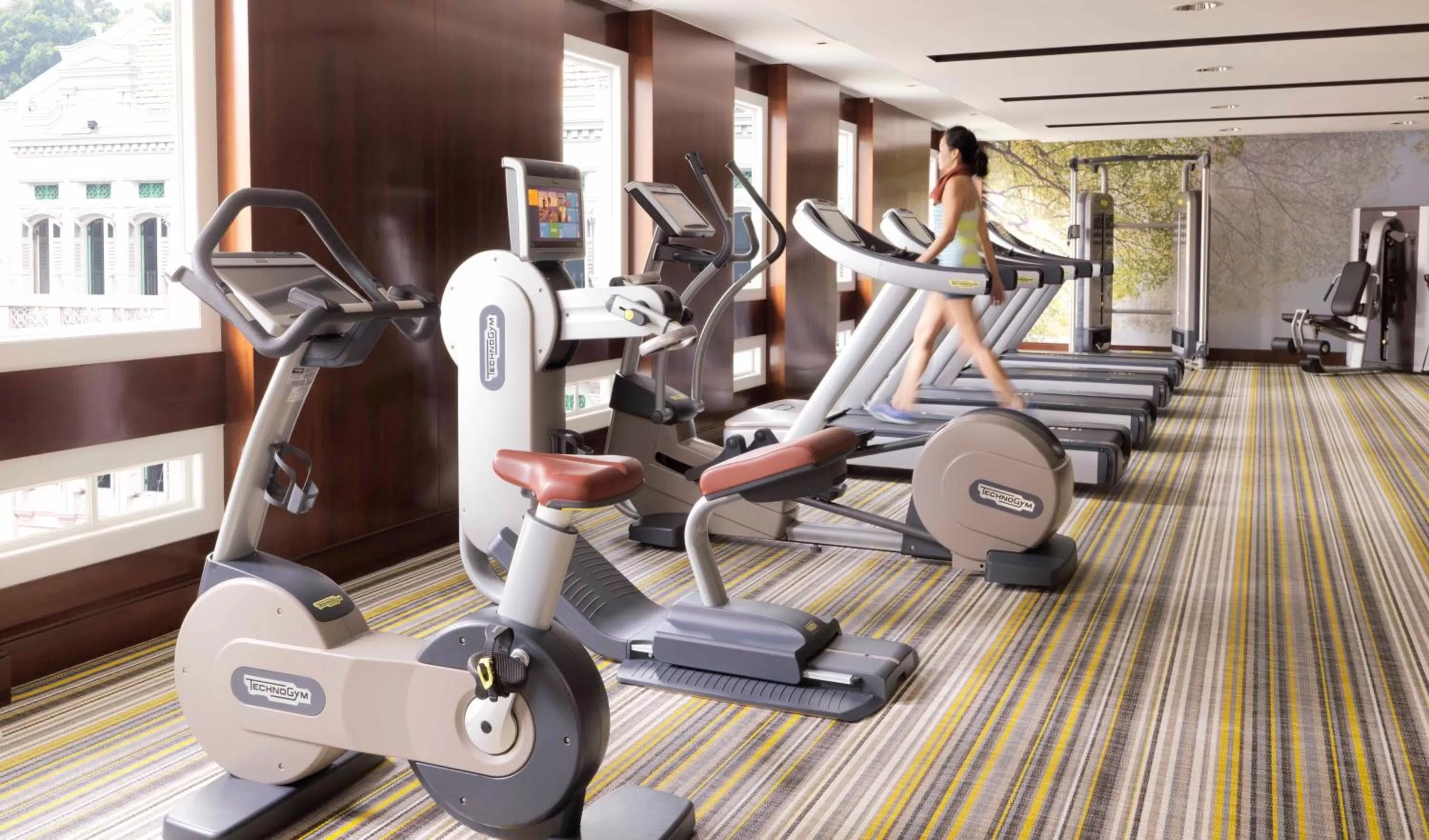 Fitness centre/facilities in InterContinental Singapore by IHG