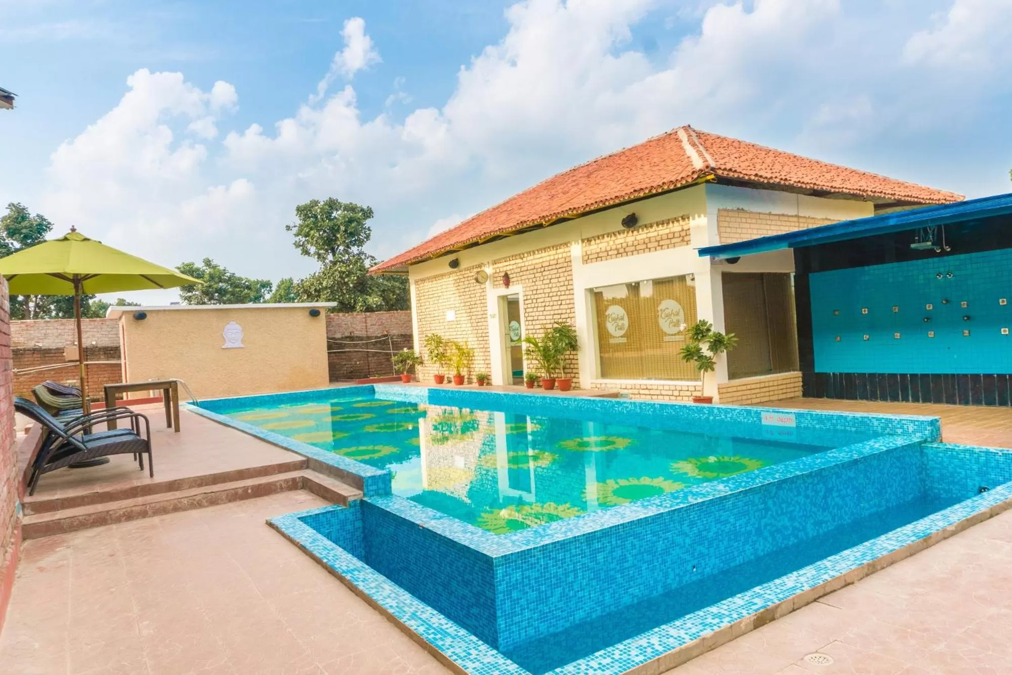 Pool view in Kushal Palli Resorts- A unit of PearlTree Hotels & Resorts