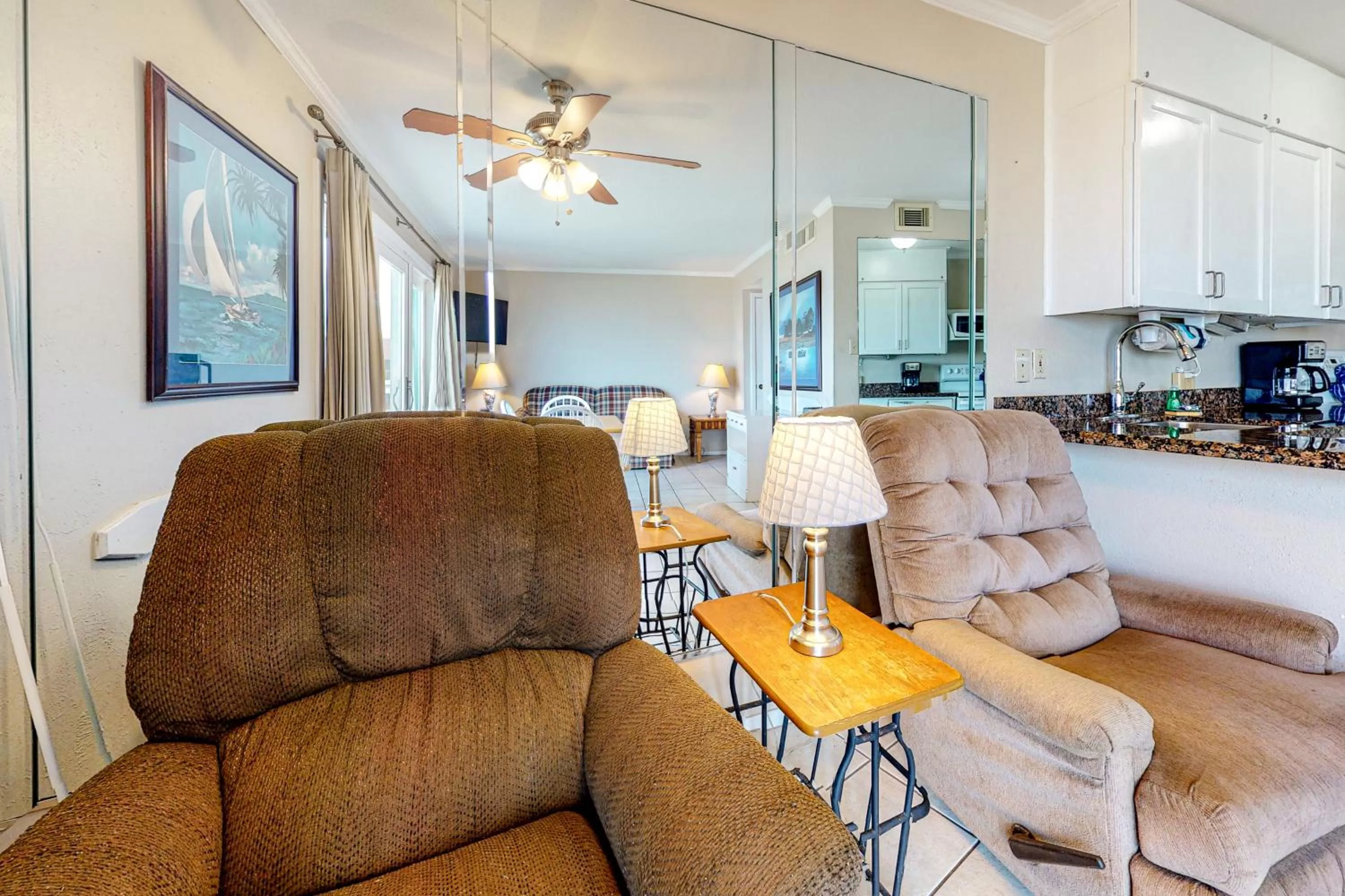 Seating Area in La Internacional Condominiums #210