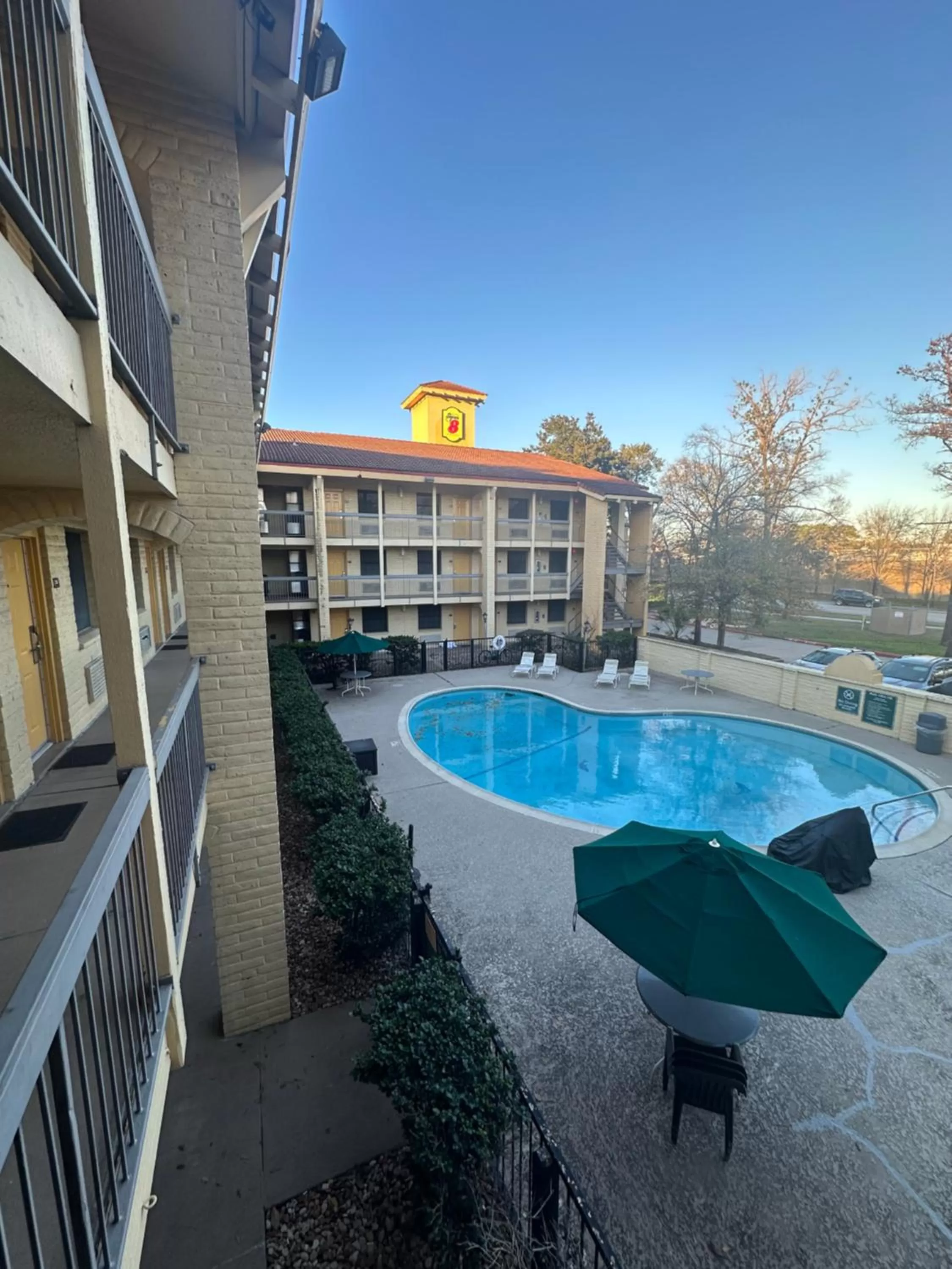 Swimming pool in Super 8 by Wyndham The Woodlands North