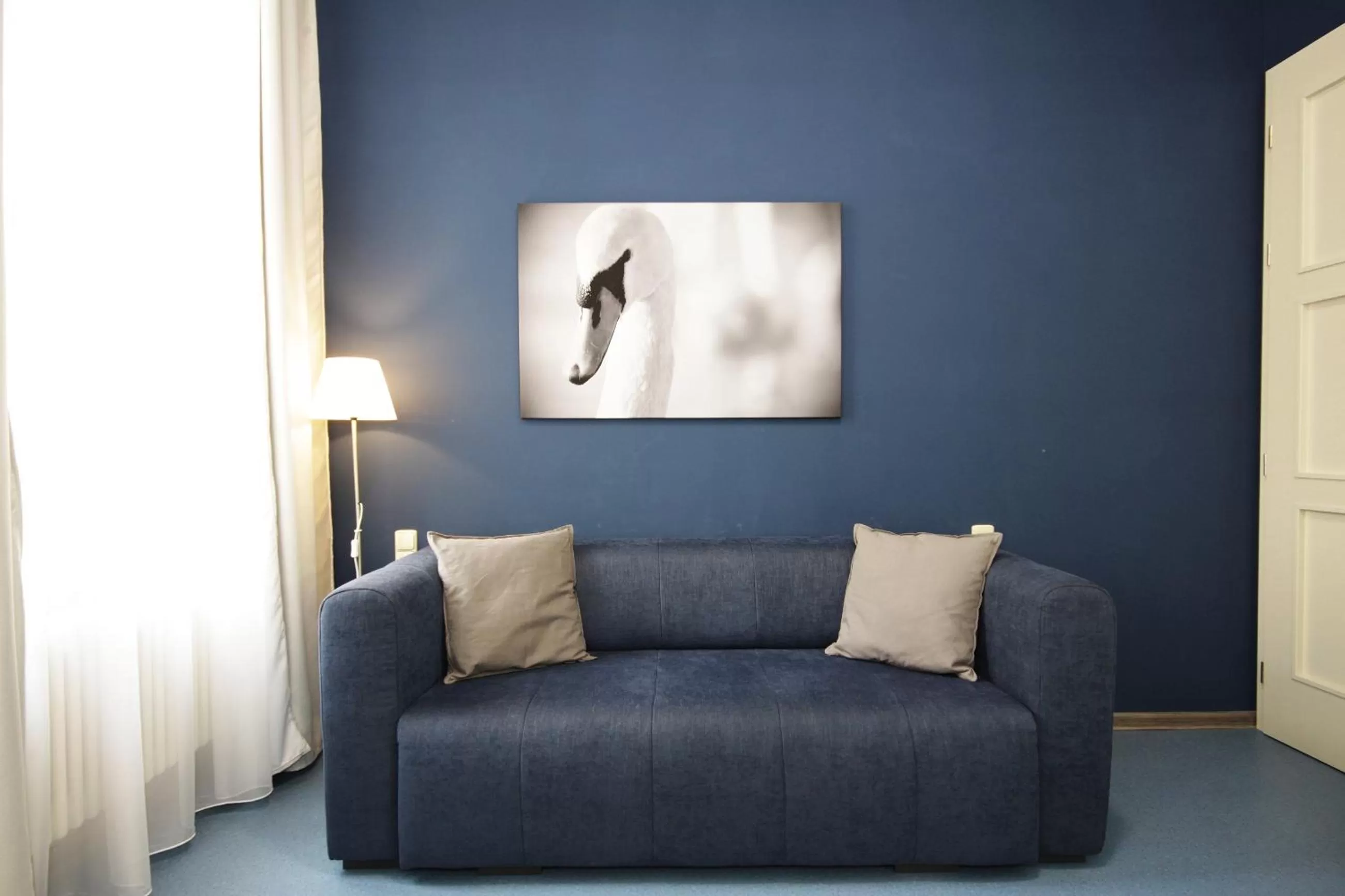 Seating area in Alveo Suites