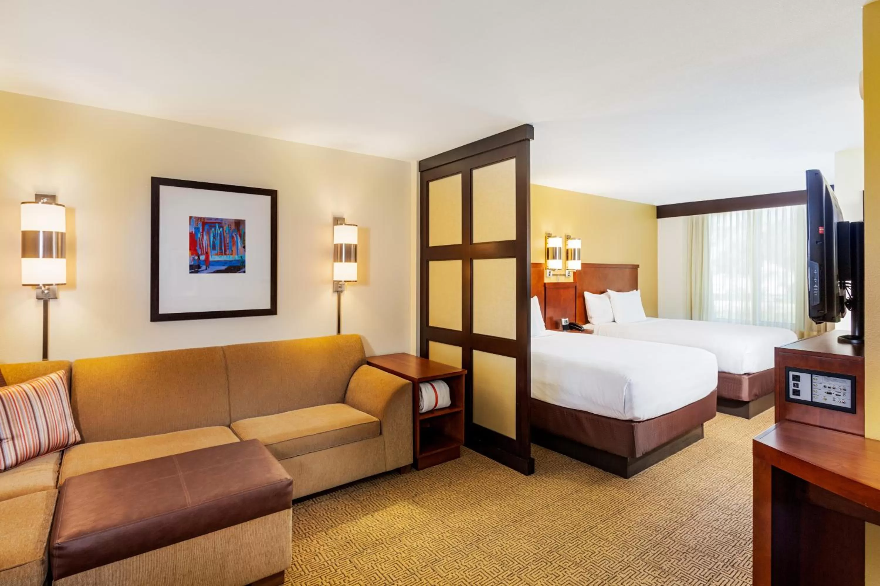 Queen Room with Two Queen Beds and Sofa Bed - High Floor in Hyatt Place San Diego-Vista/Carlsbad