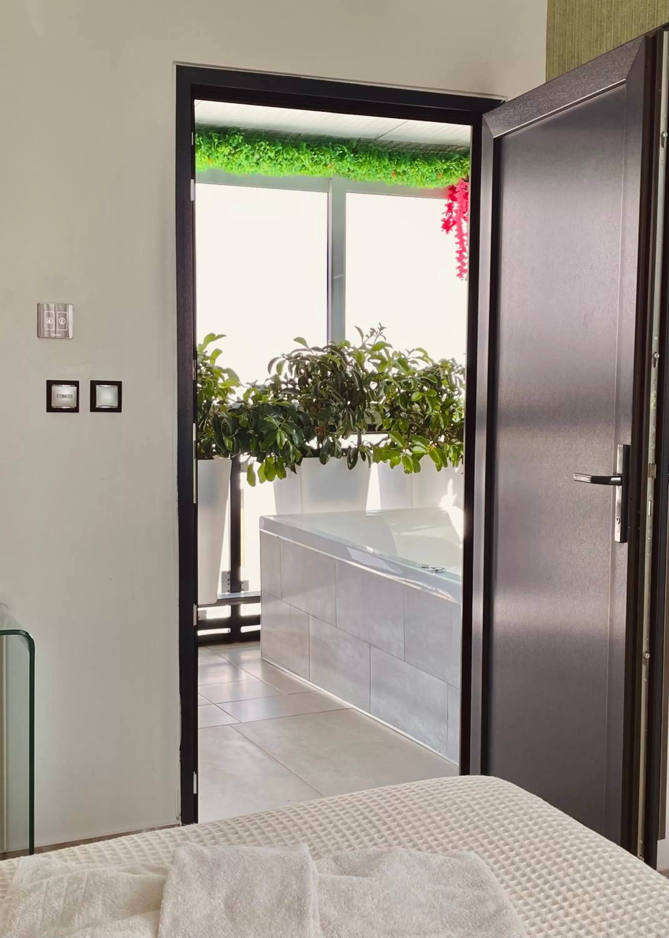 Balcony/Terrace, Bed in Athens Starlight Hotel