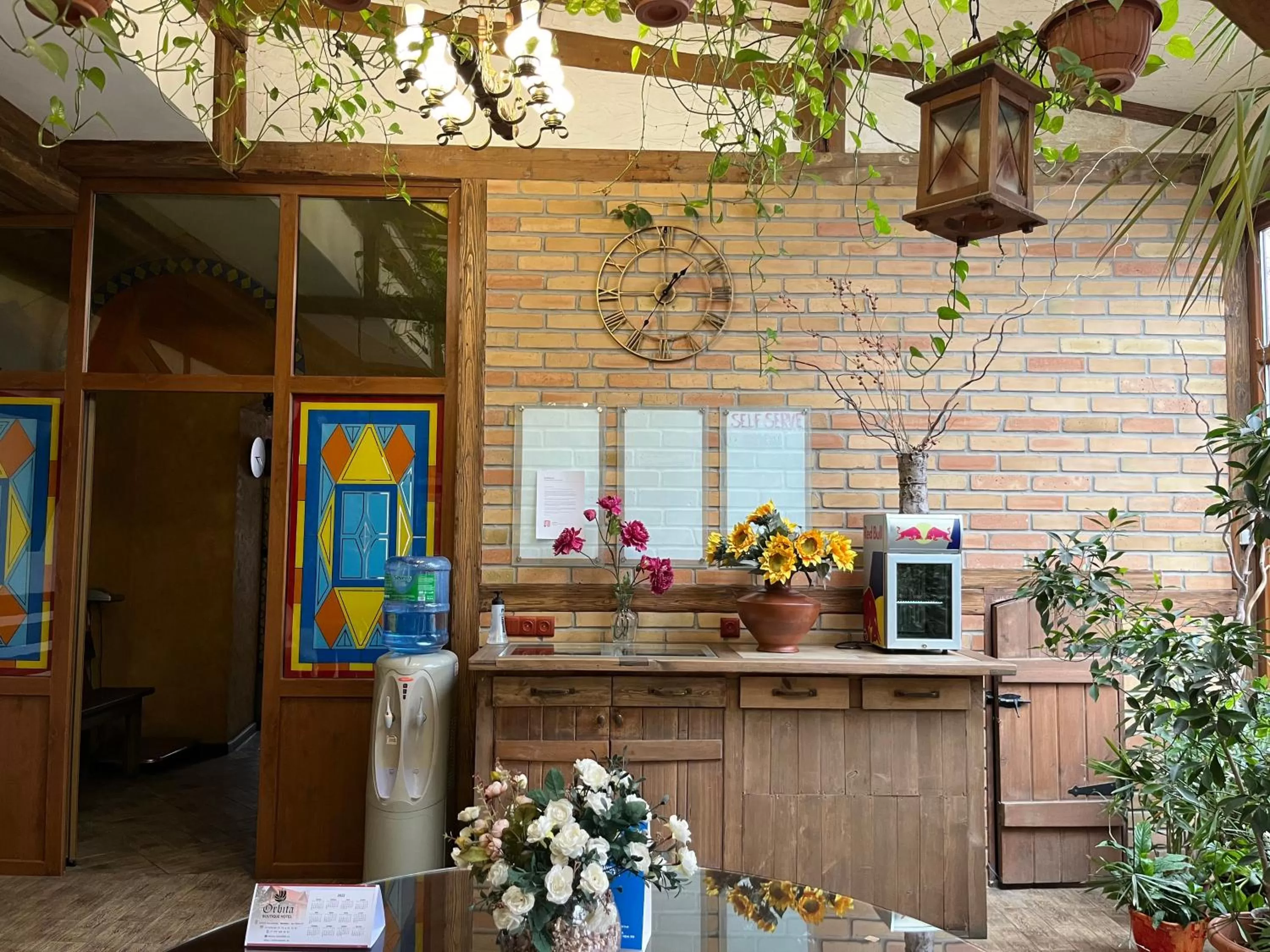 Lobby or reception in Orbita hotel Shymkent