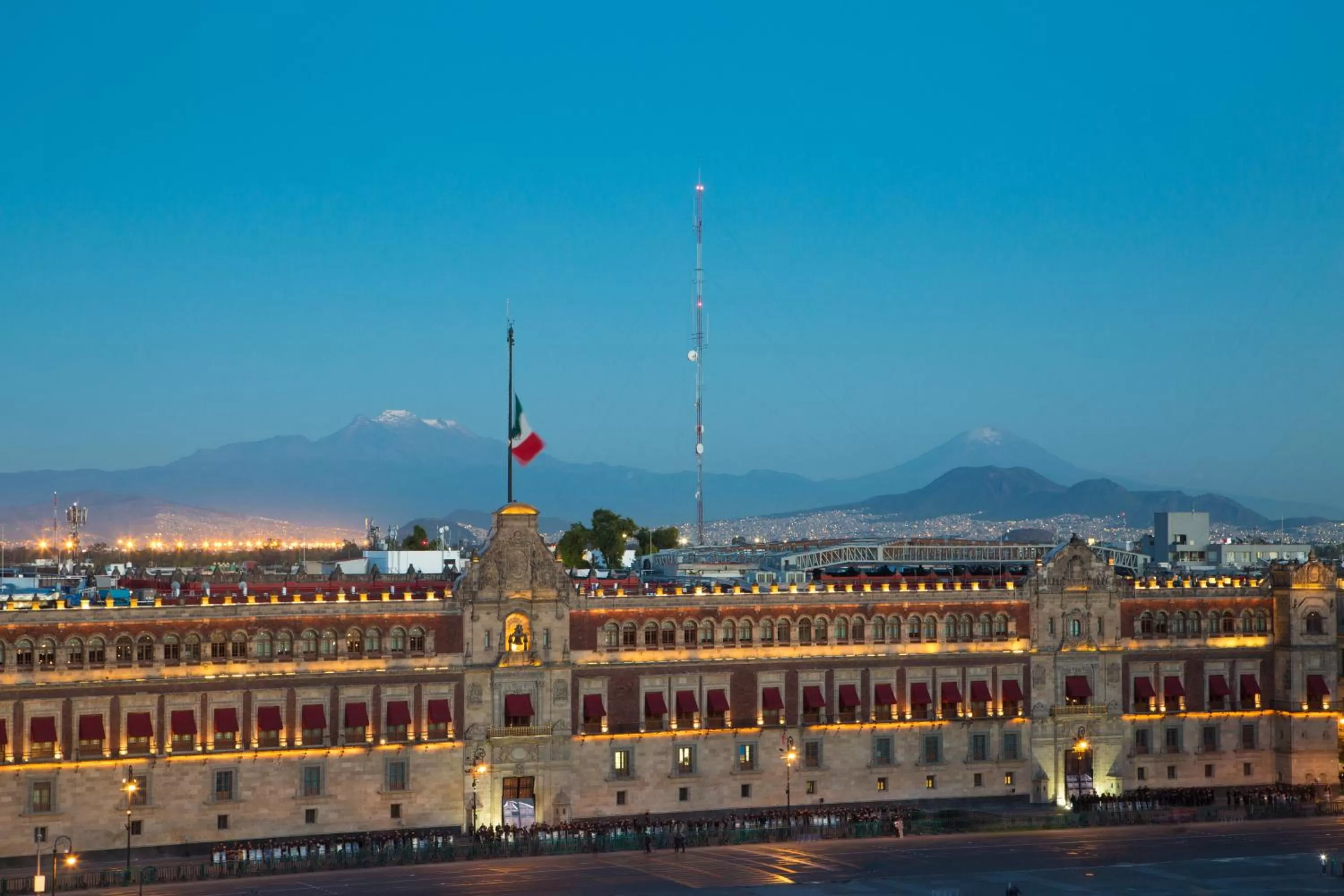 Landmark view in Zocalo Central & Rooftop Mexico City