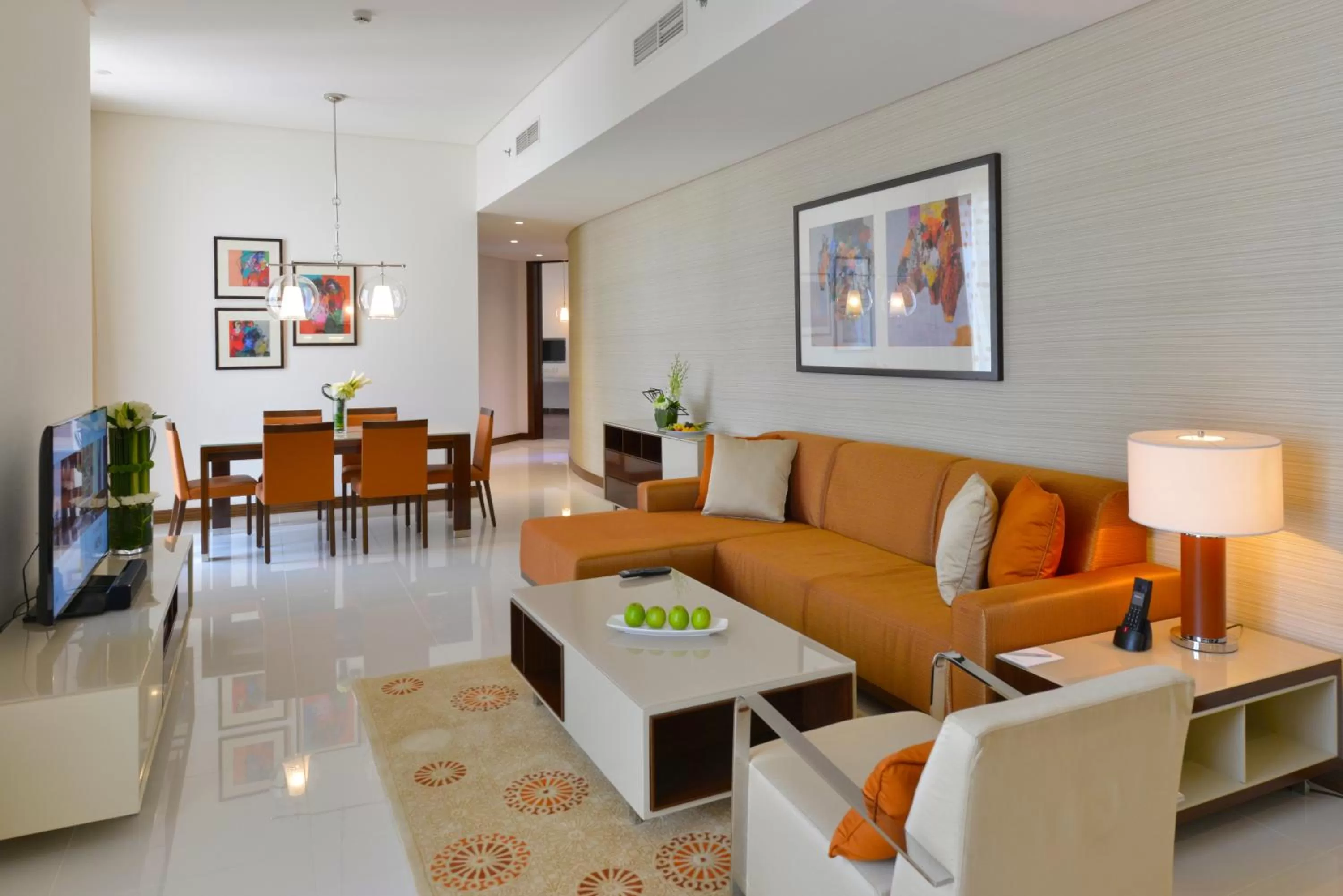 Living room in Fraser Suites Diplomatic Area Bahrain