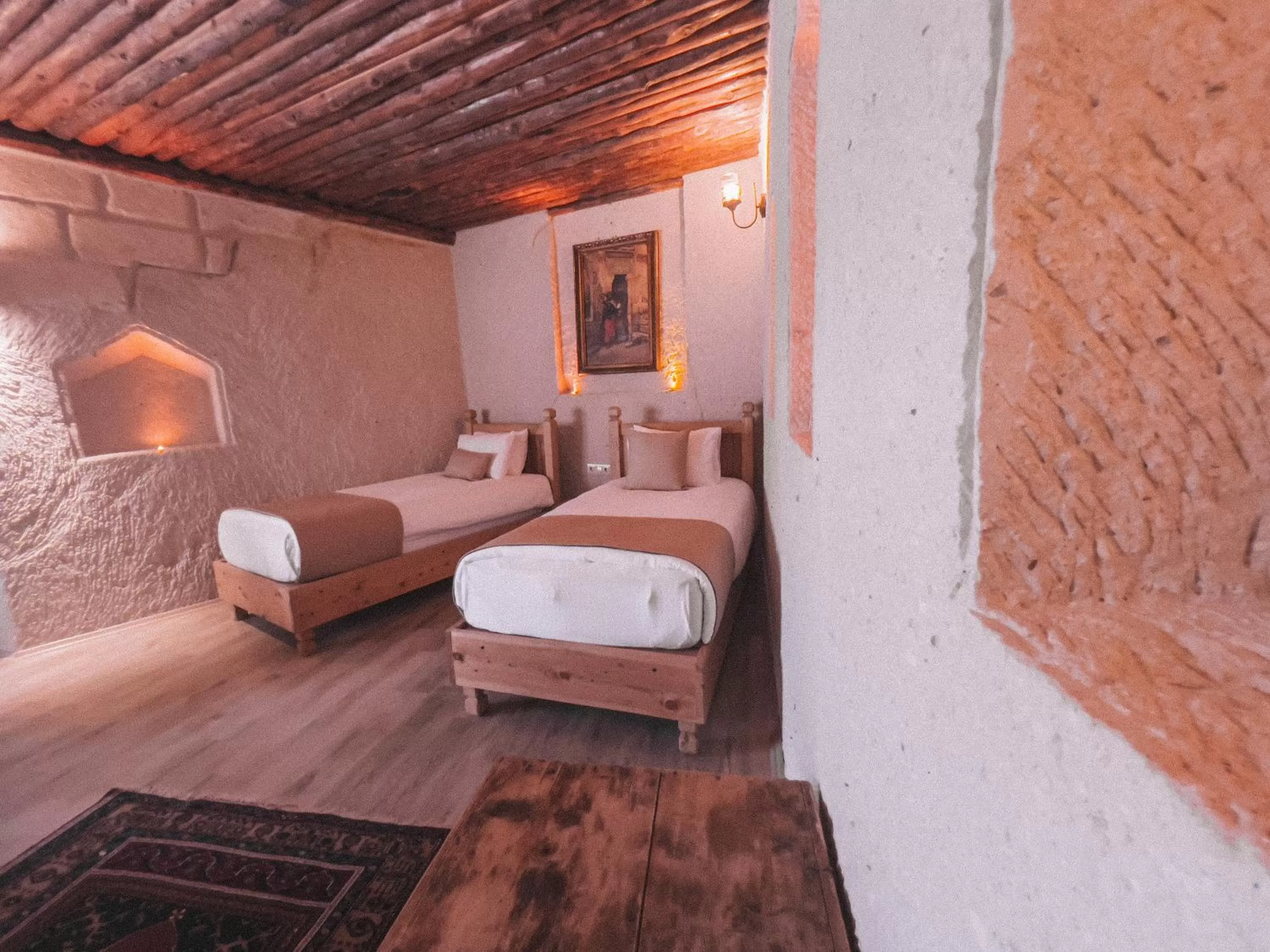 Bed in Local Cave House