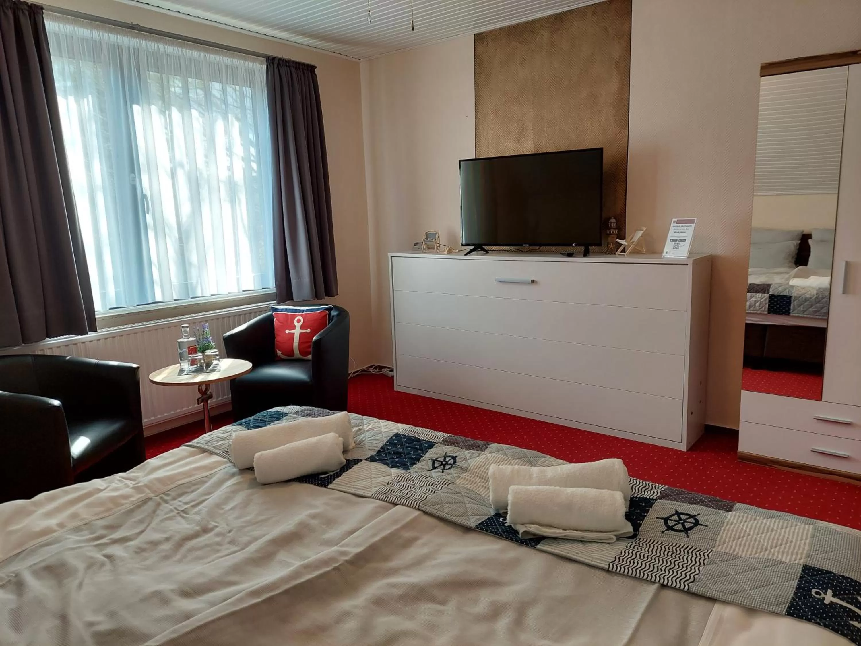 Bed in Hotel Rosmarin