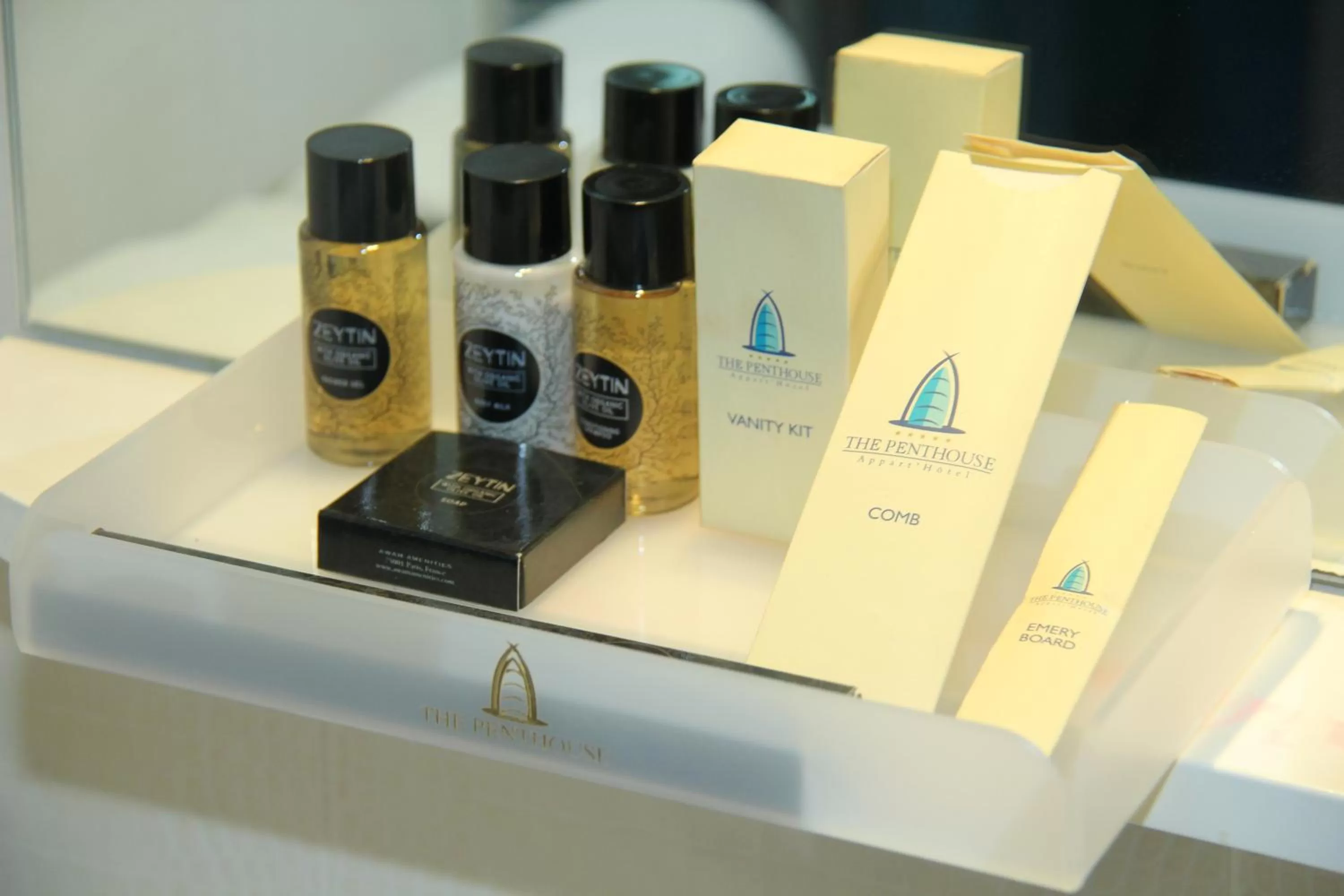 Bathroom in The Penthouse Suites Hotel