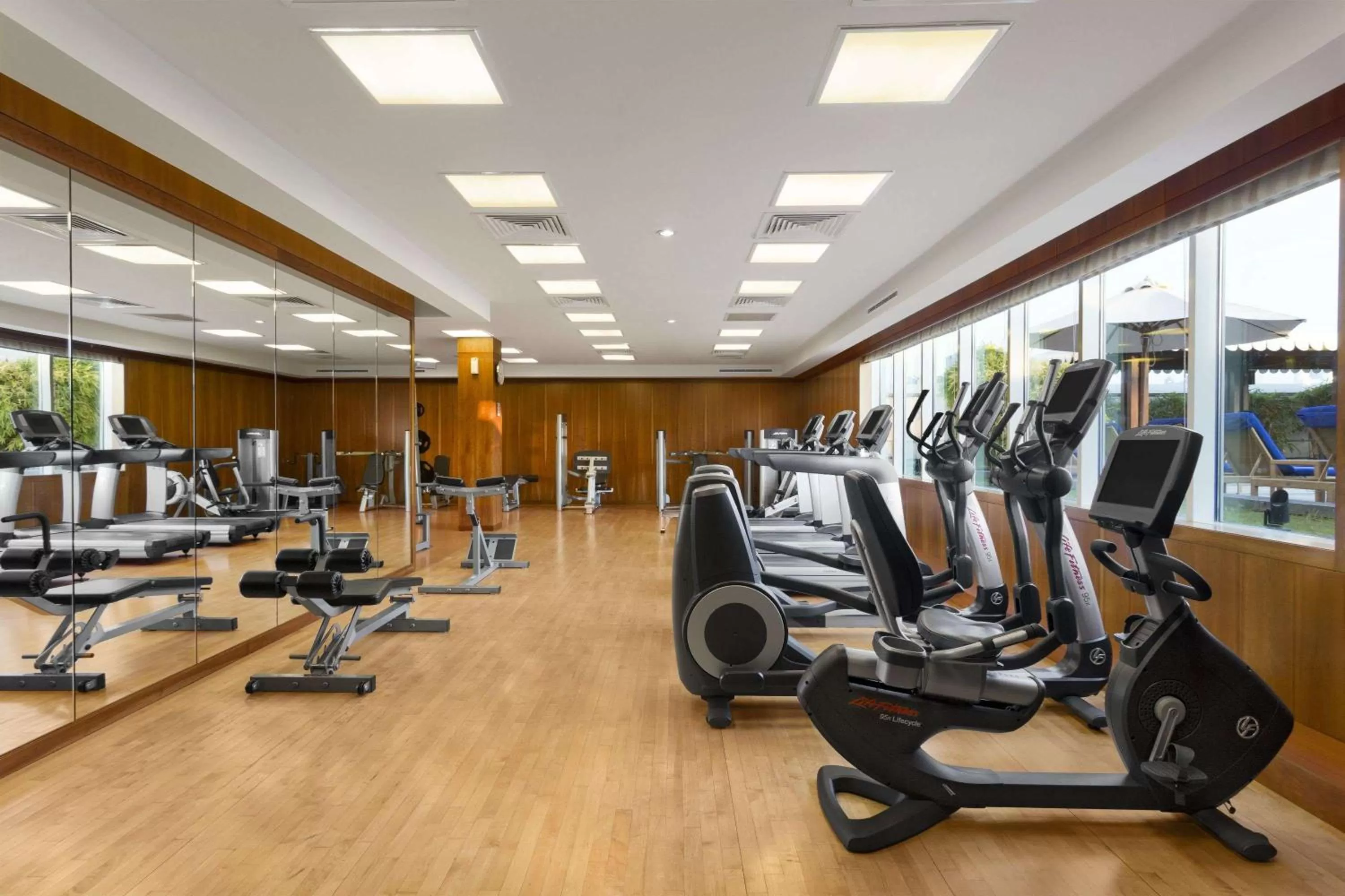 Fitness centre/facilities in Crowne Plaza - Dubai Jumeirah by IHG