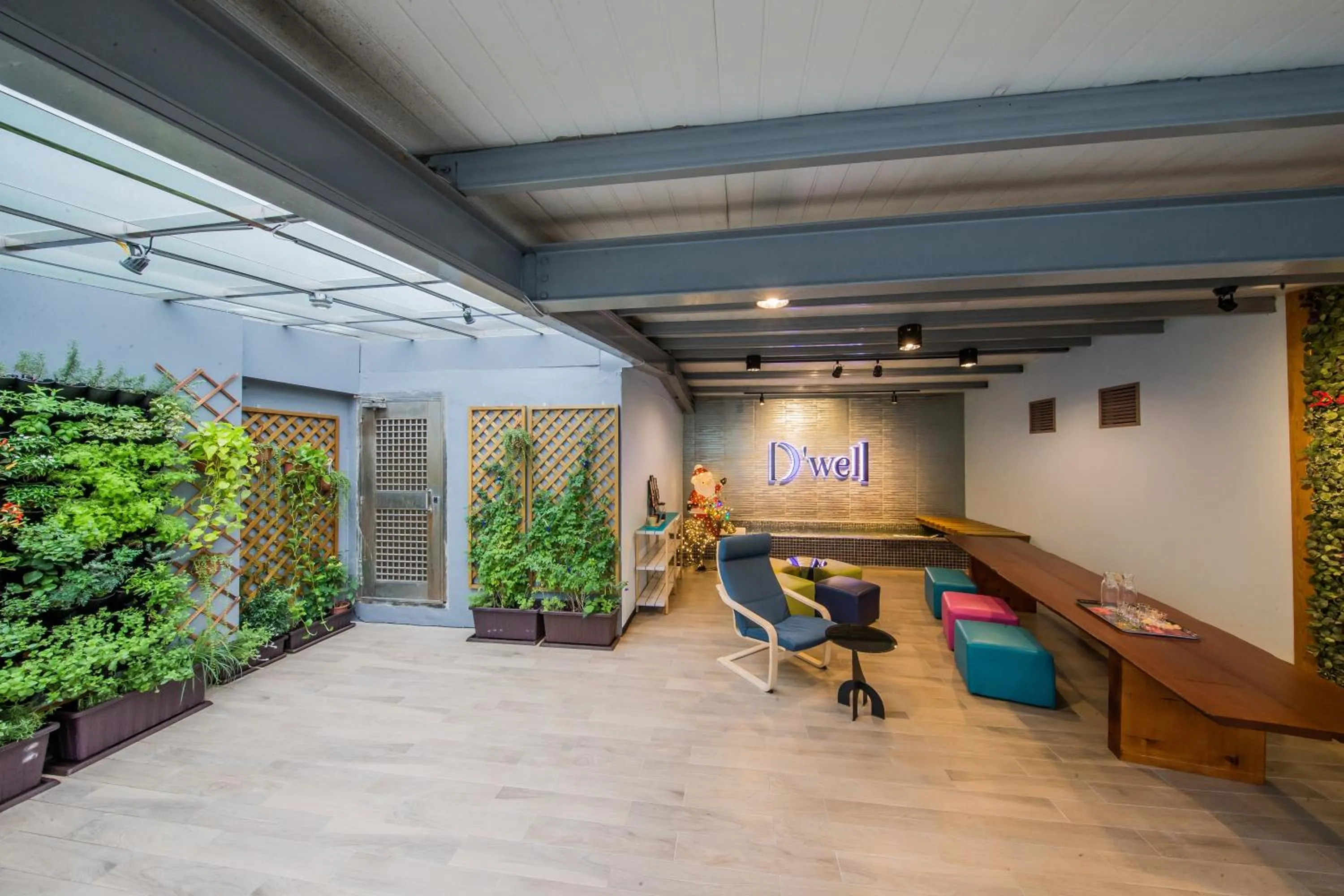 Garden in 旅悅 國際青年旅館 DreamWell Hostel