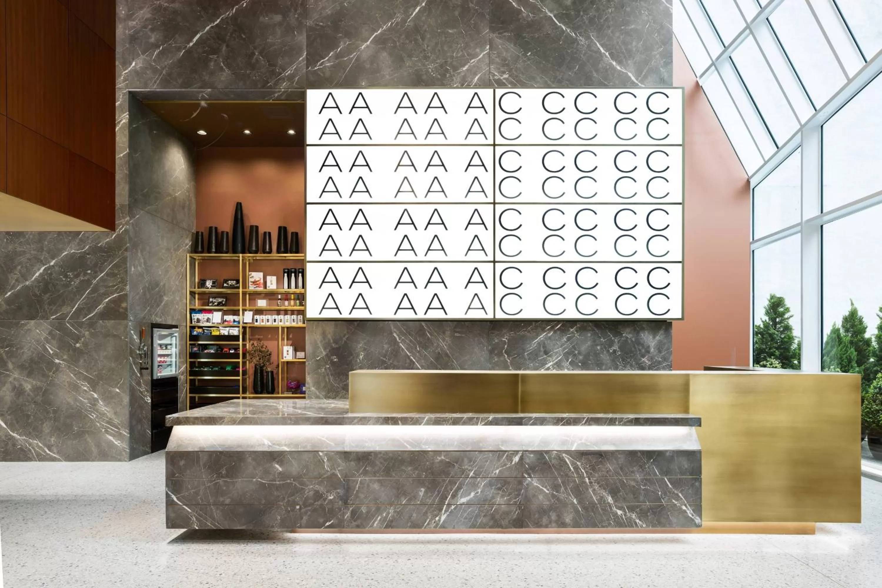 Lobby or reception in AC Hotel by Marriott New York Times Square